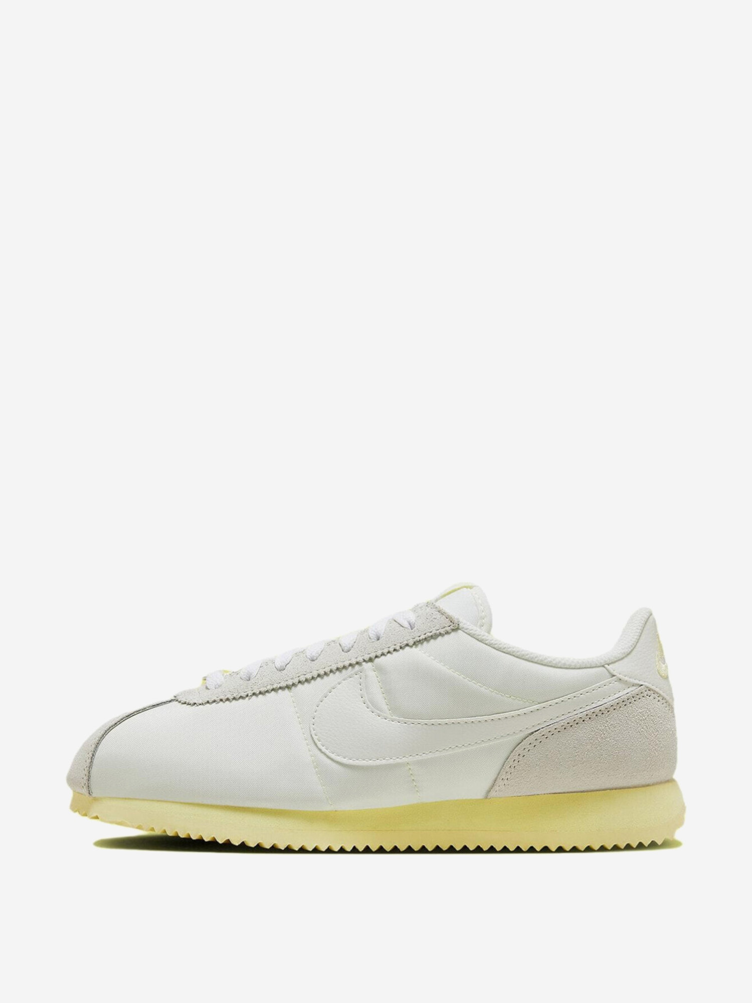 Изображение товара Nike Cortez White/Pale Yellow - женские кроссовки, лето