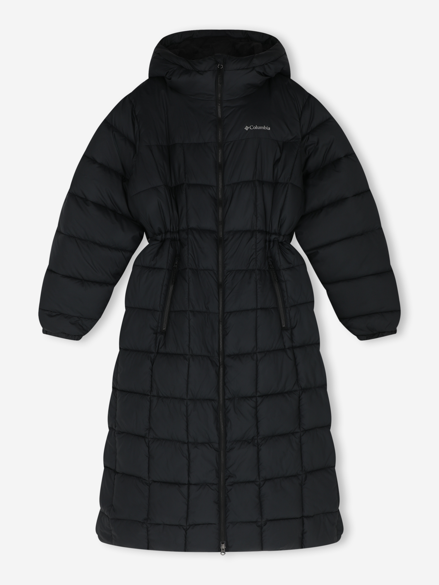 Пальто утепленное женское Columbia Puffect III Long Jacket, Plus Size, Черный