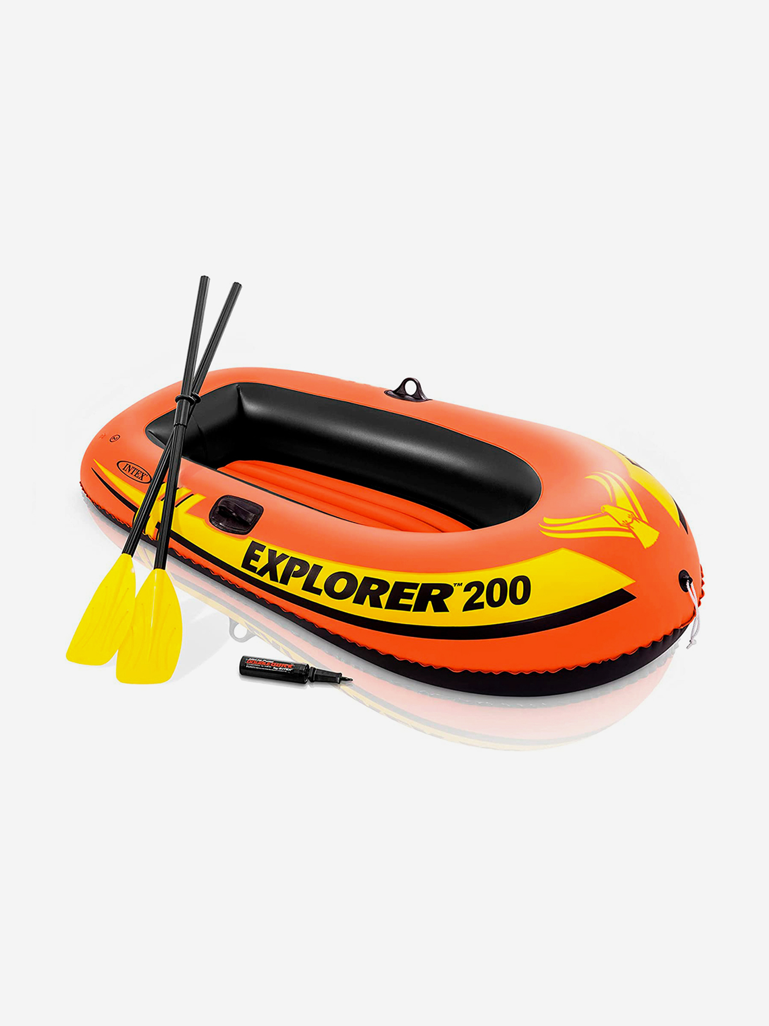 Лодка Intex 58331 EXPLORER 200 185х94х41 см, Оранжевый