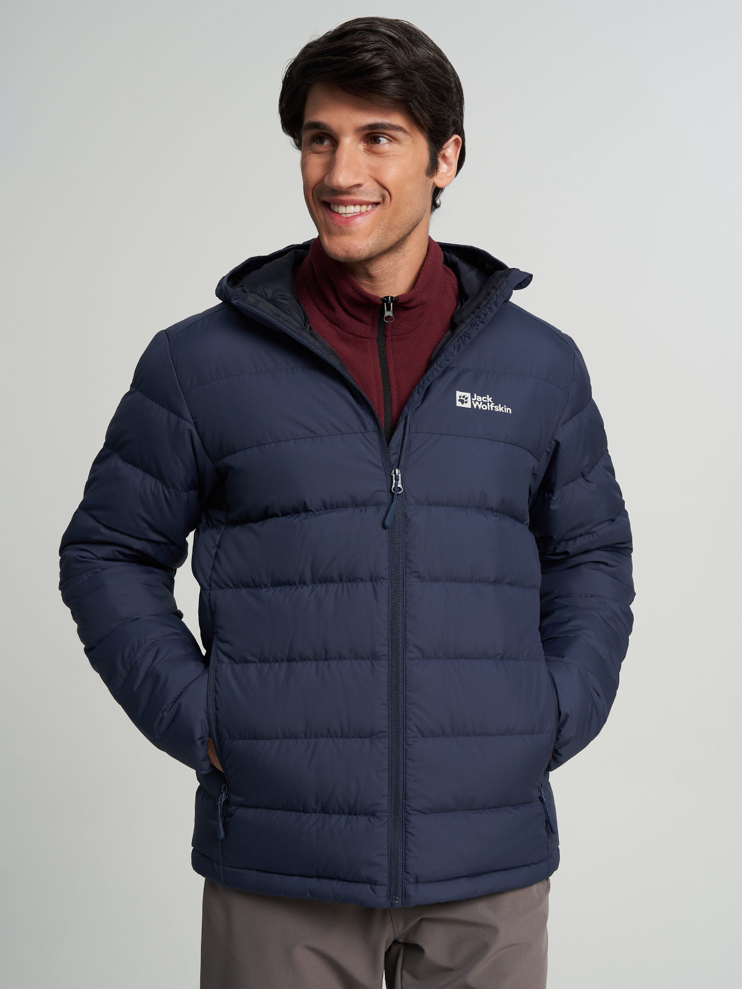 Пуховик мужской Jack Wolfskin Ather Down, Синий