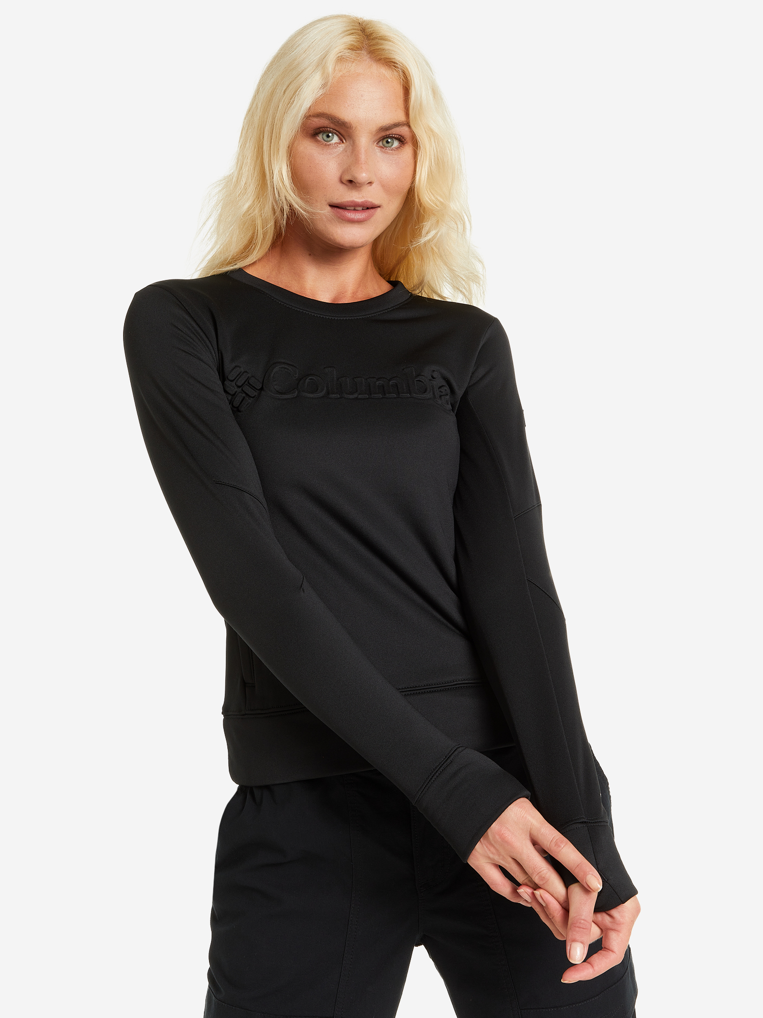 

Джемпер флисовый женский Columbia Windgates Tech Fleece Pullover, Черный