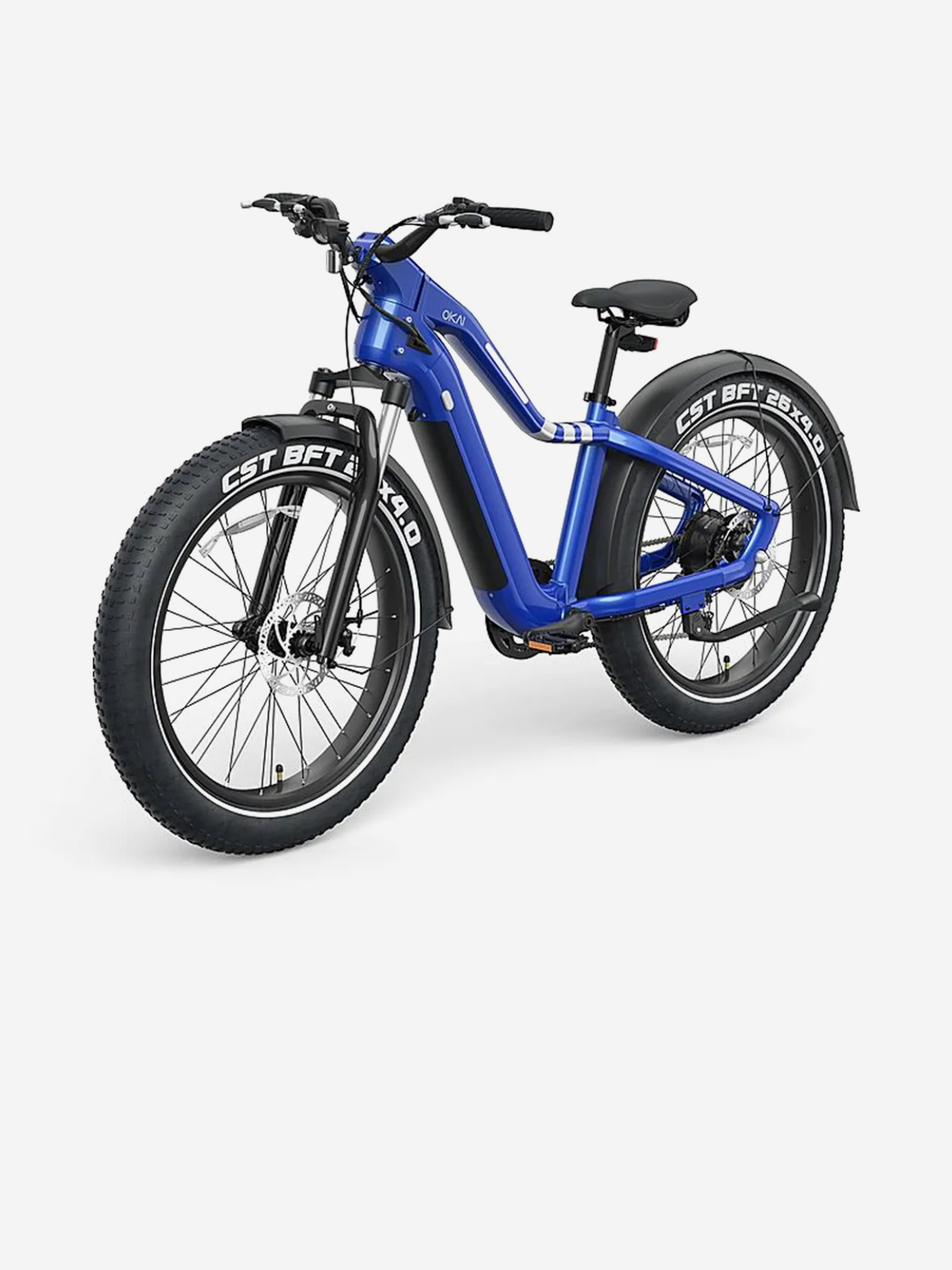 

Электровелосипед на толстых шинах OKAI EB50 Ranger, 26"x4", 750W, Синий
