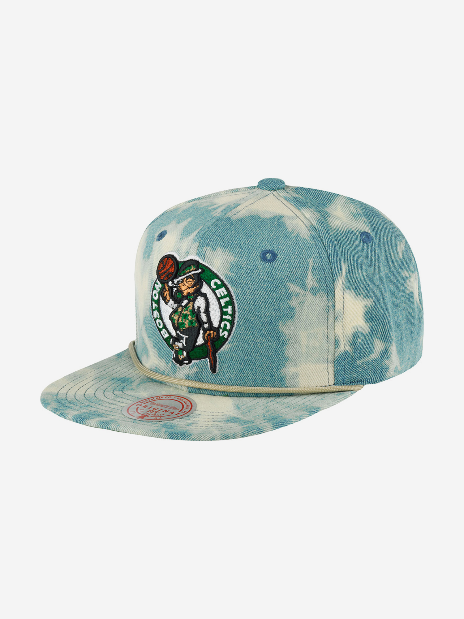 

Бейсболка с прямым козырьком MITCHELL NESS HHSS5683-BCEYYPPPBLUE Boston Celtics NBA (голубой), Голубой