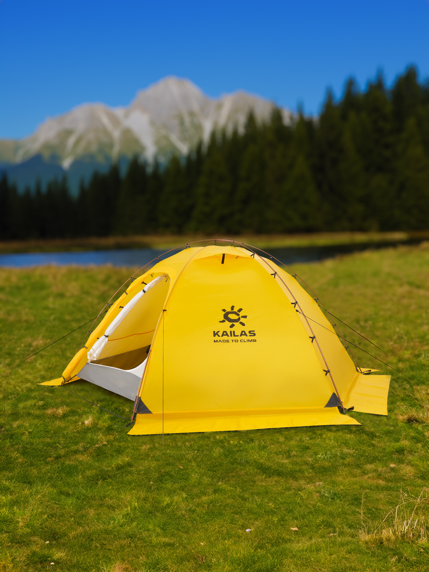 

Палатка 3-местная Kailas G2 II, Желтый