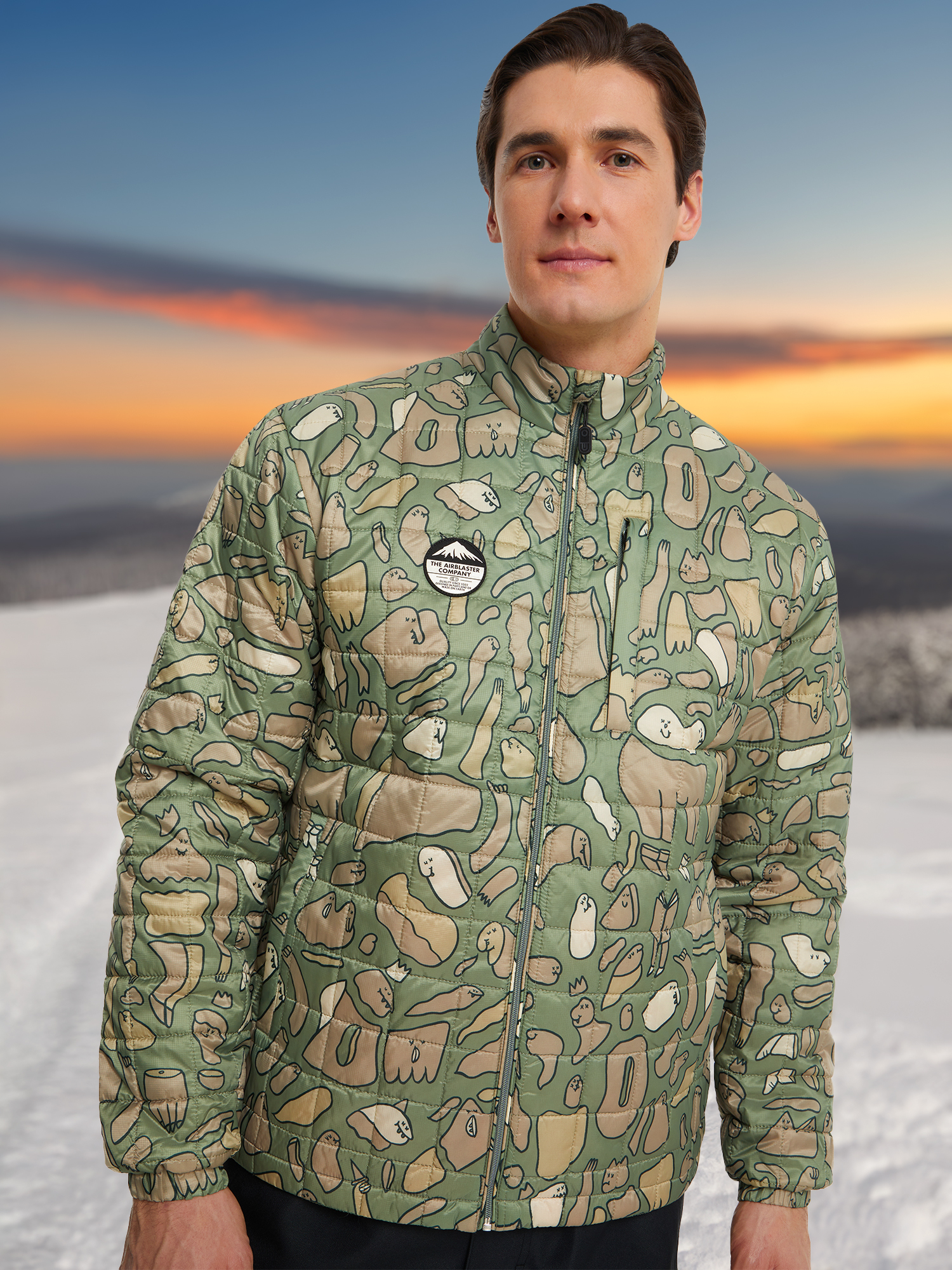 

Куртка утепленная мужская Airblaster Micropuff, Зеленый