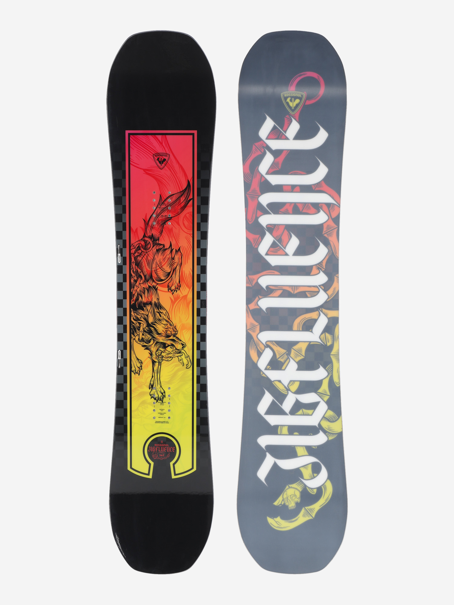   Спортмастер Сноуборд детский Rossignol Jibfluence, Мультицвет