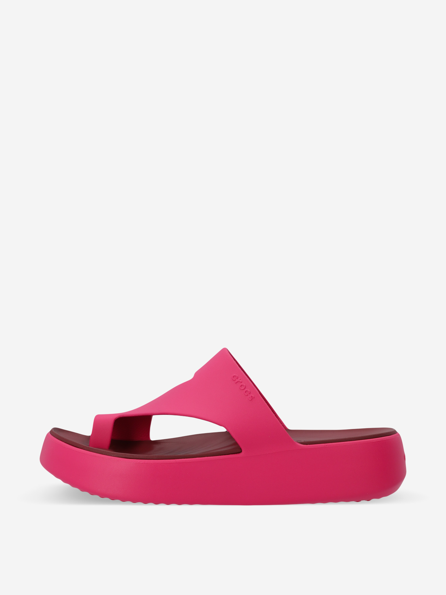 

Сандалии женские Crocs Getaway Platform Toe Loop, Розовый