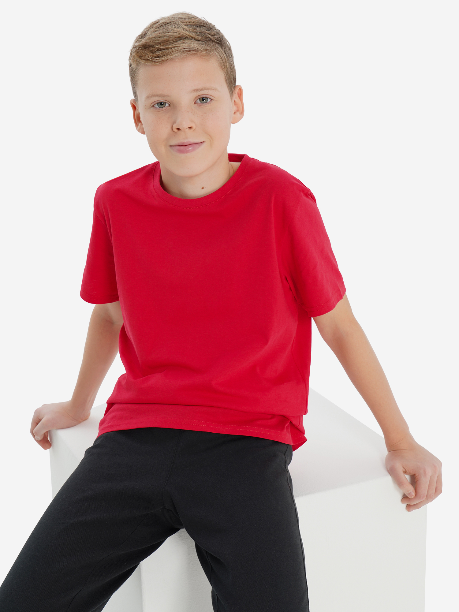 Футболка, красный, арт. 20654