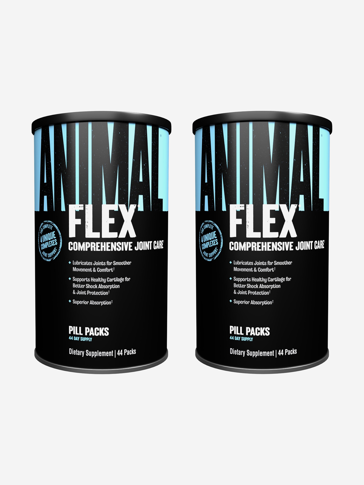 Витамины и минералы Комплекс для здоровья суставов Animal Flex Universal Nutrition 44 пакетика, 2шт, Черный