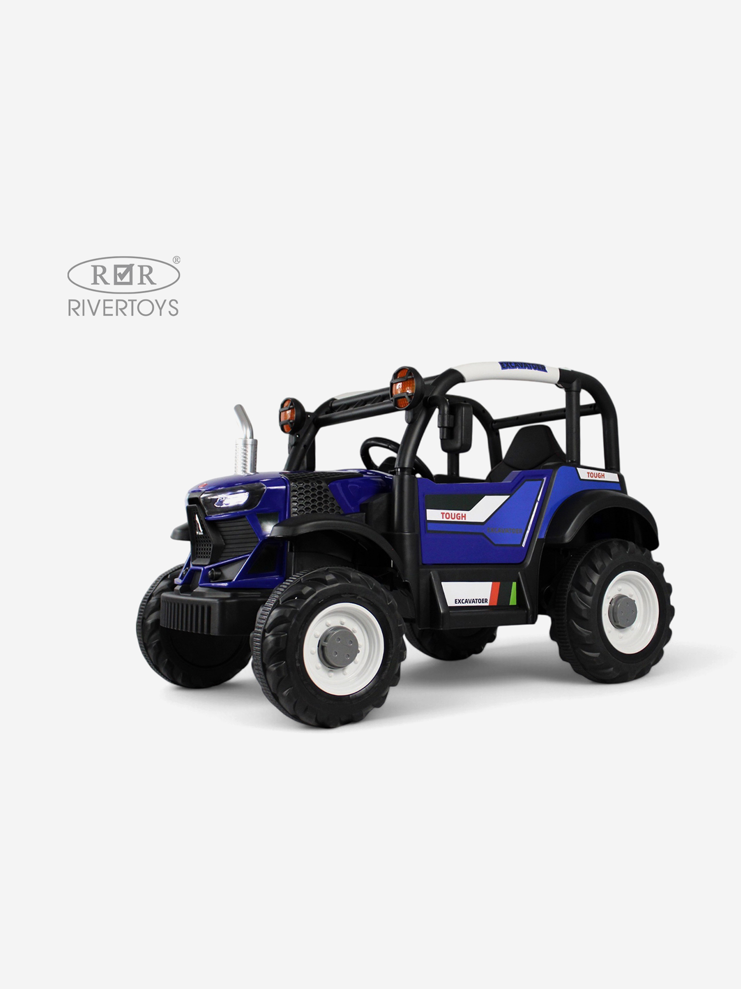 Изображение товара Детская спецтехника электромобиль RIVERTOYS B222CP с аккумулятором, Синий