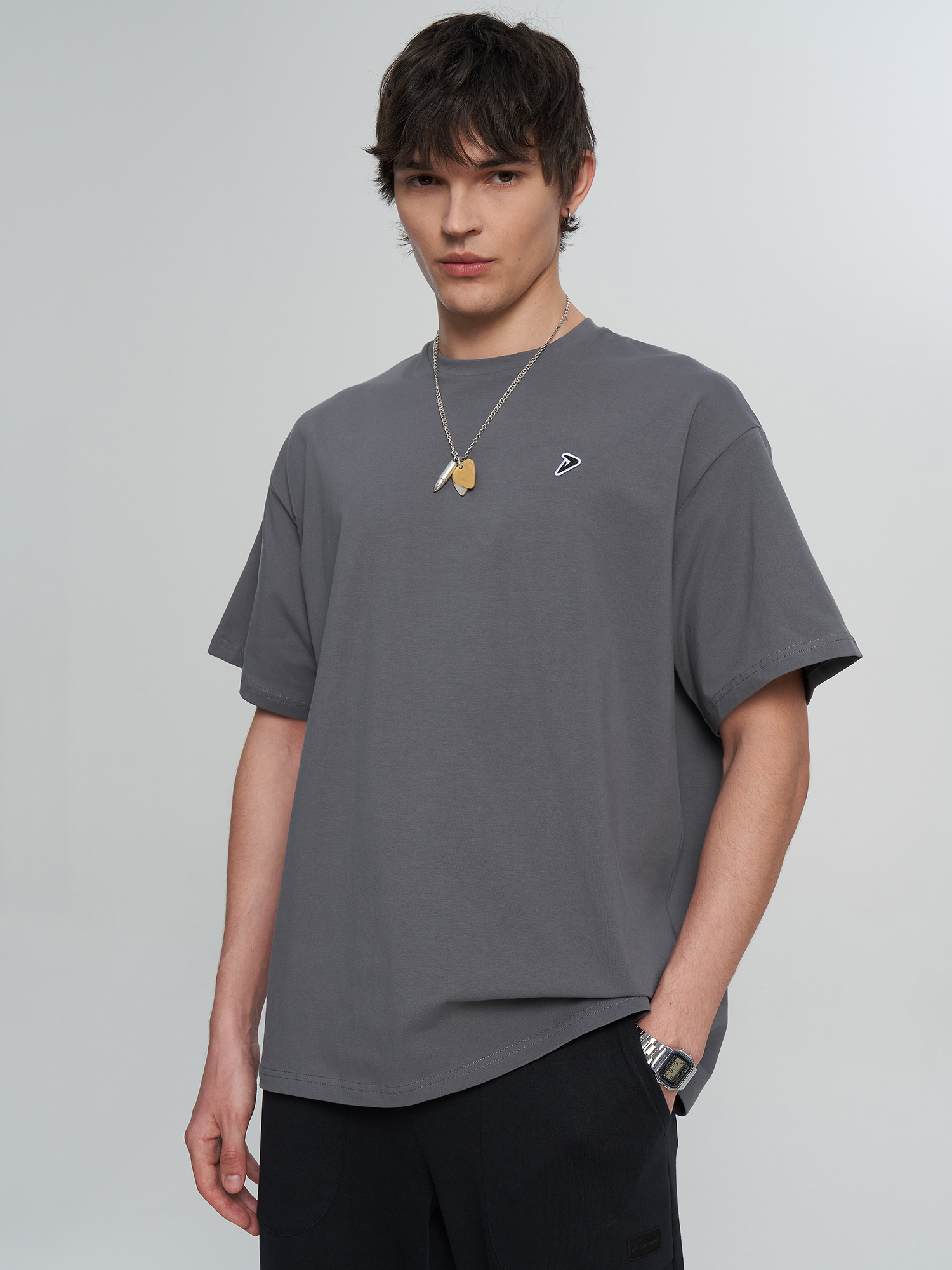 Футболка оверсайз Demix Brand Love Pack, серый, арт. 136465DMX-92