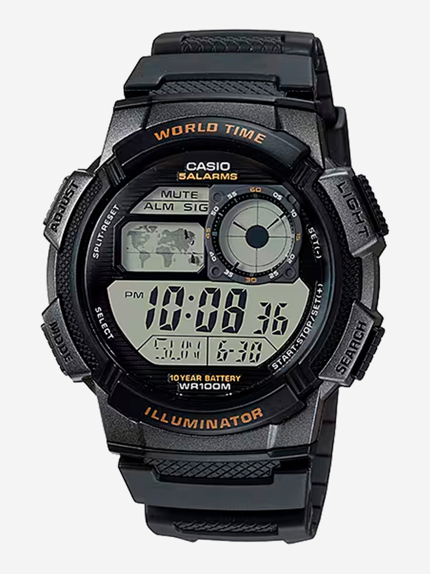 Изображение товара Спортивные часы CASIO AE-1000W-1A водонепроницаемые мужские и женские фитнес часы