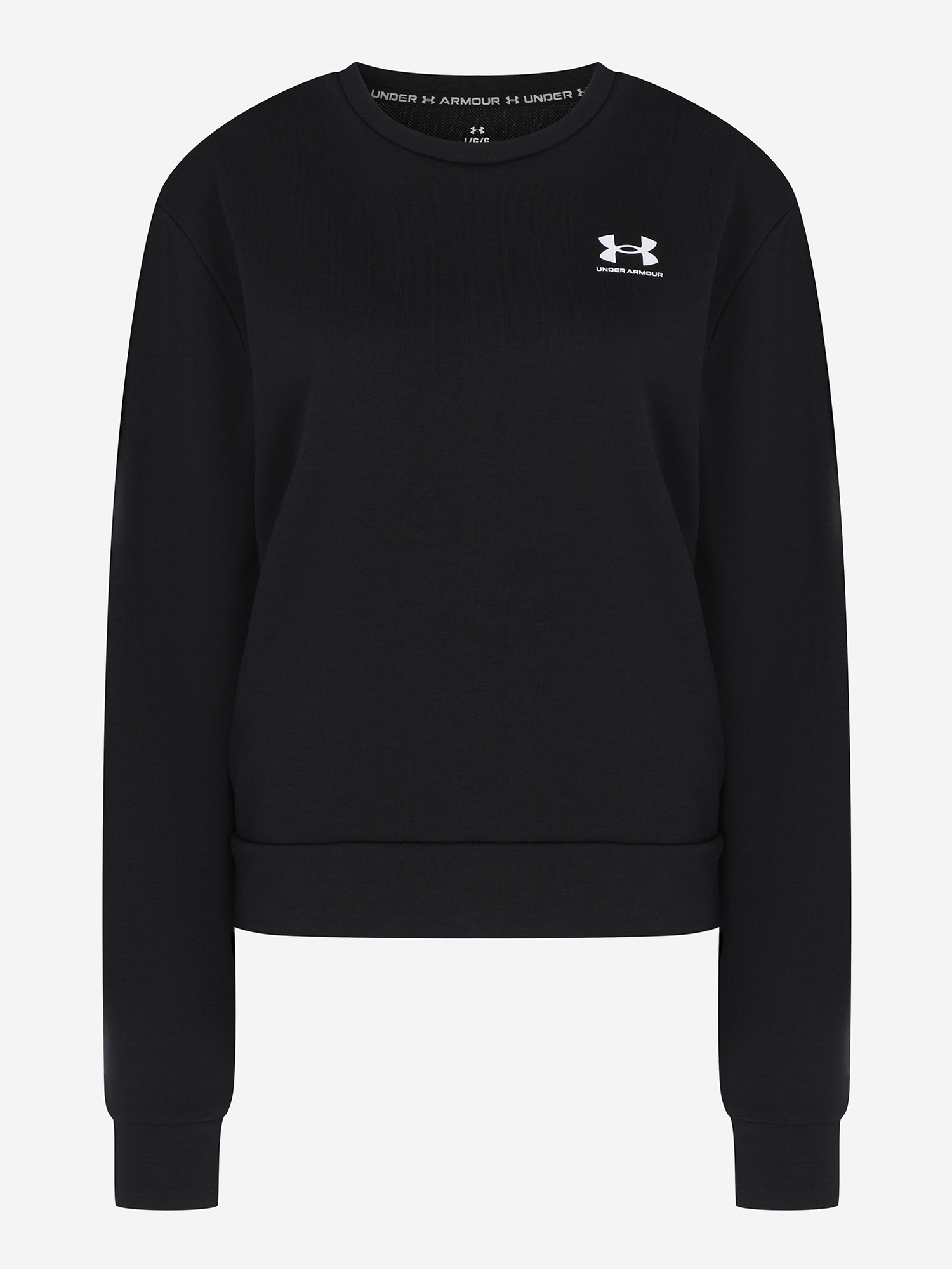 Свитшот женский Under Armour Rival Terry Crew, Черный