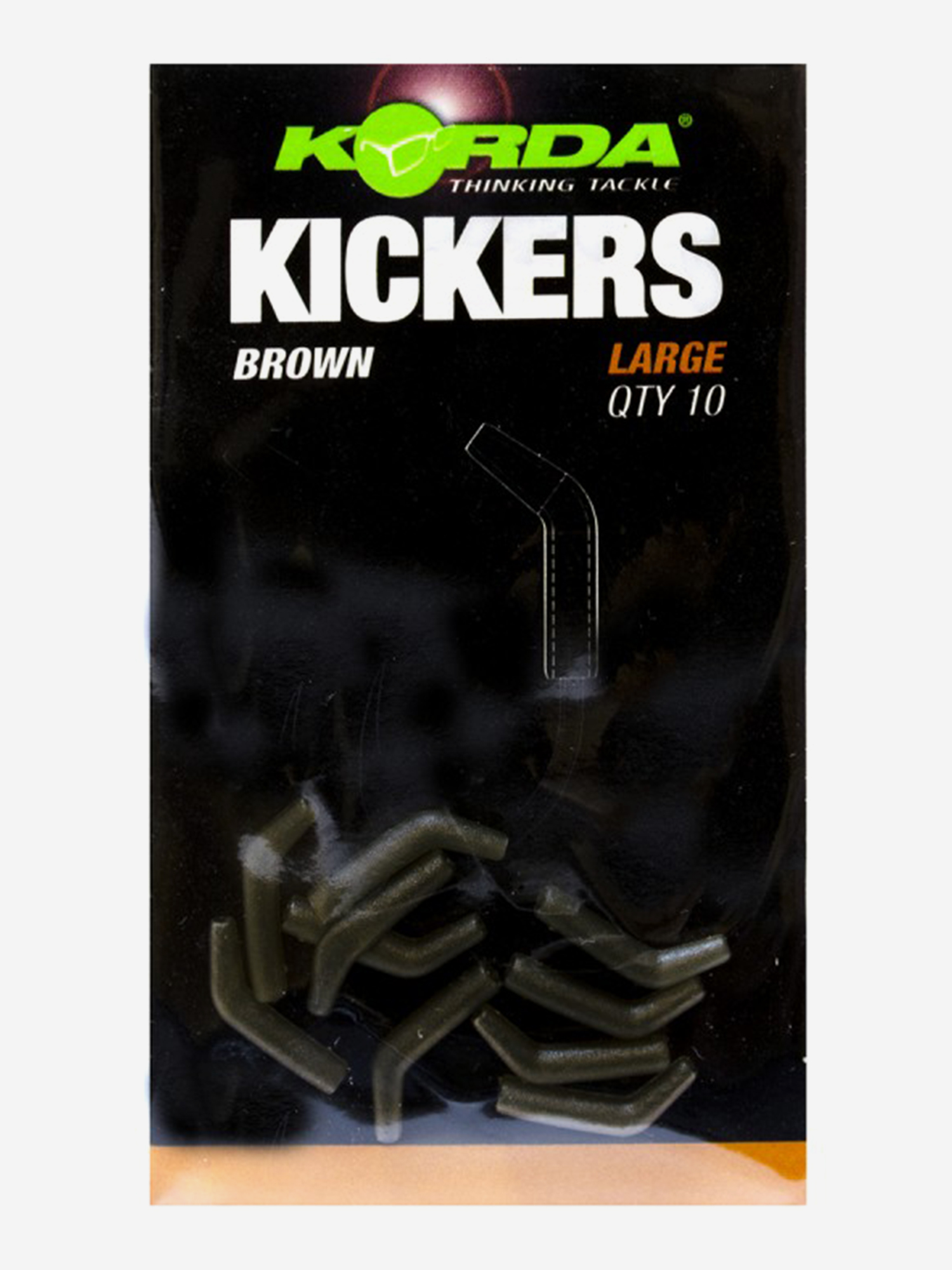 Изображение товара KORDA Лентяйка Kickers Brown L для крючка №1-4