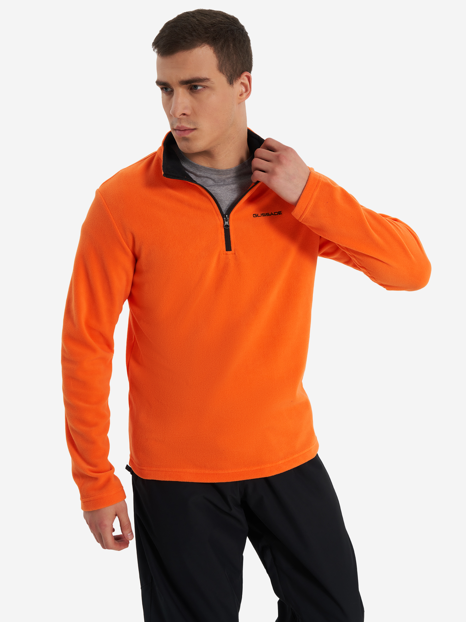 

Джемпер флисовый мужской Glissade, Оранжевый