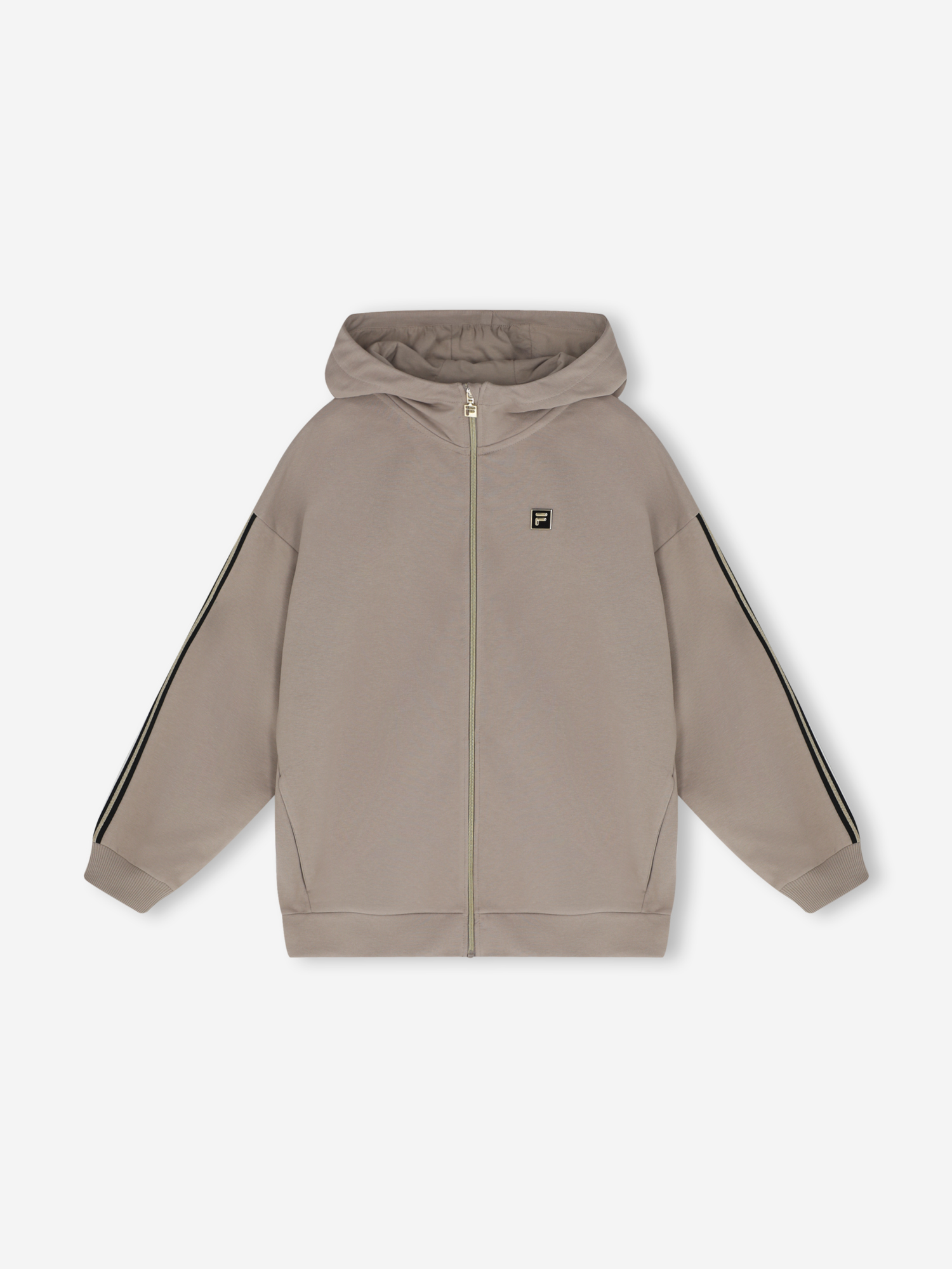 Толстовка FILA оверсайз для девочек, бежевый, арт. 33988