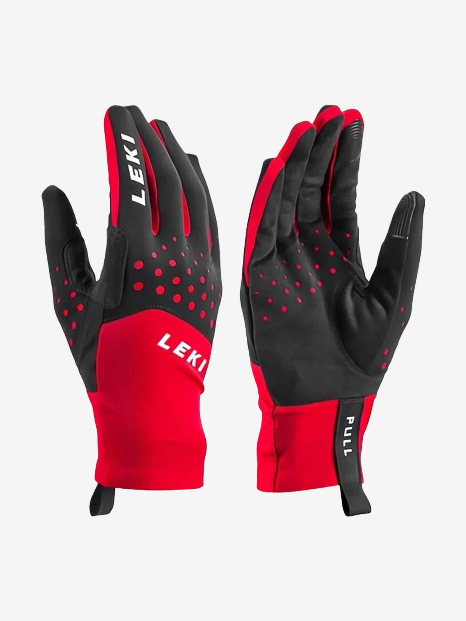 Изображение товара Перчатки LEKI Nordic Race Shark, Красный/черный