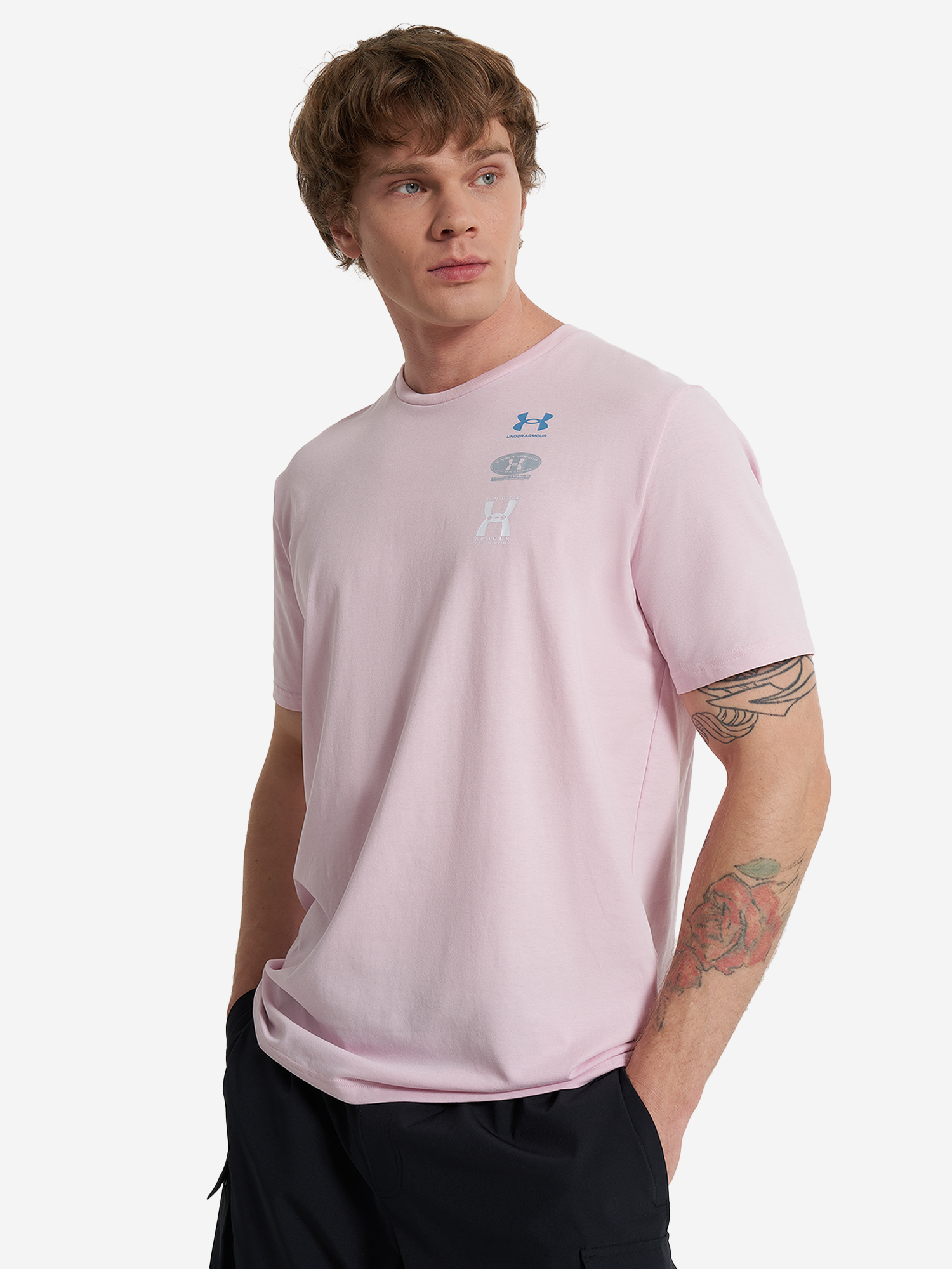 

Футболка мужская Under Armour, Розовый