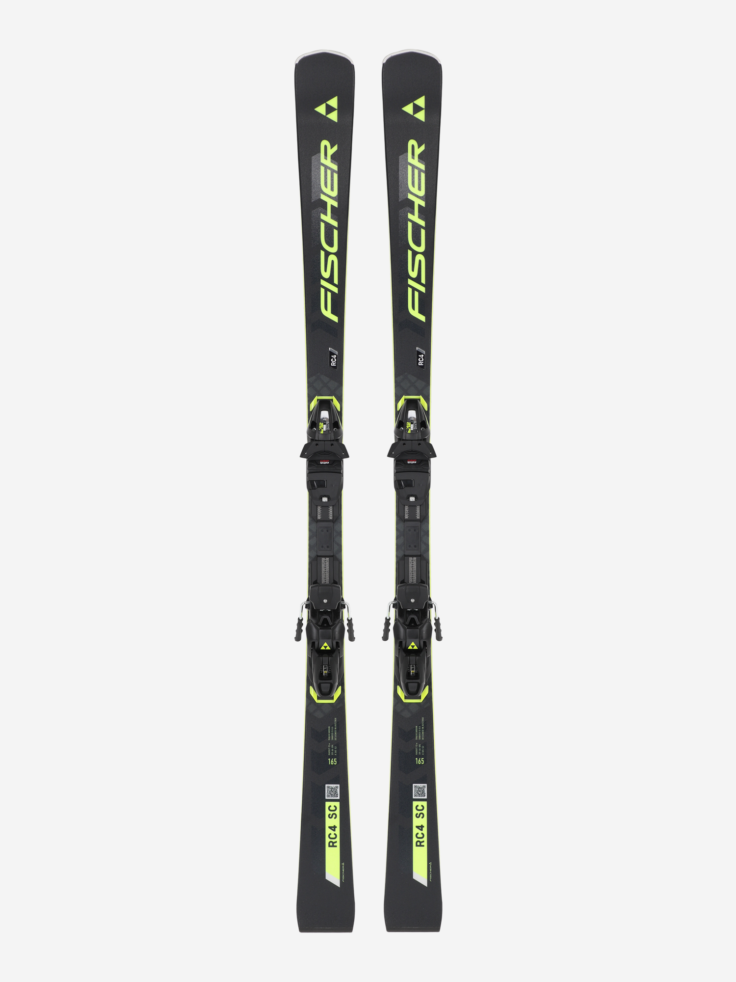 Горные лыжи Fischer RC4 WC SC MT + крепления RC4 Z12 PR, Серый