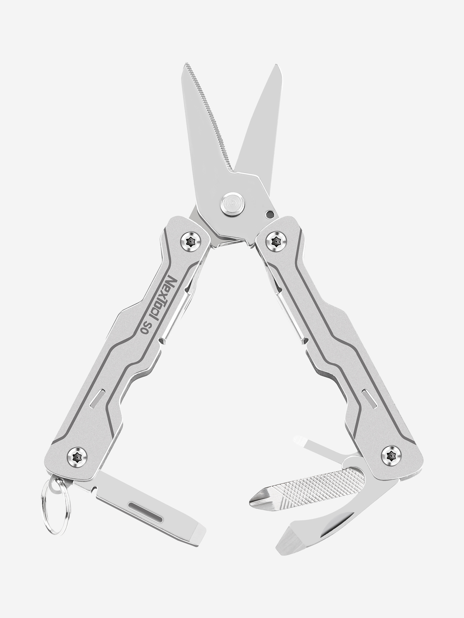 Изображение товара Мультитул Nextool Micro Sailor Scissors S0, Серебряный/стальной