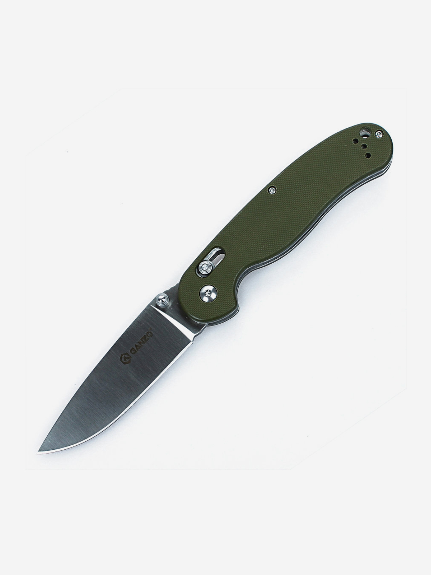 Нож складной туристический Ganzo G727M-GR, Зеленый нож складной туристический ganzo g7211 bk