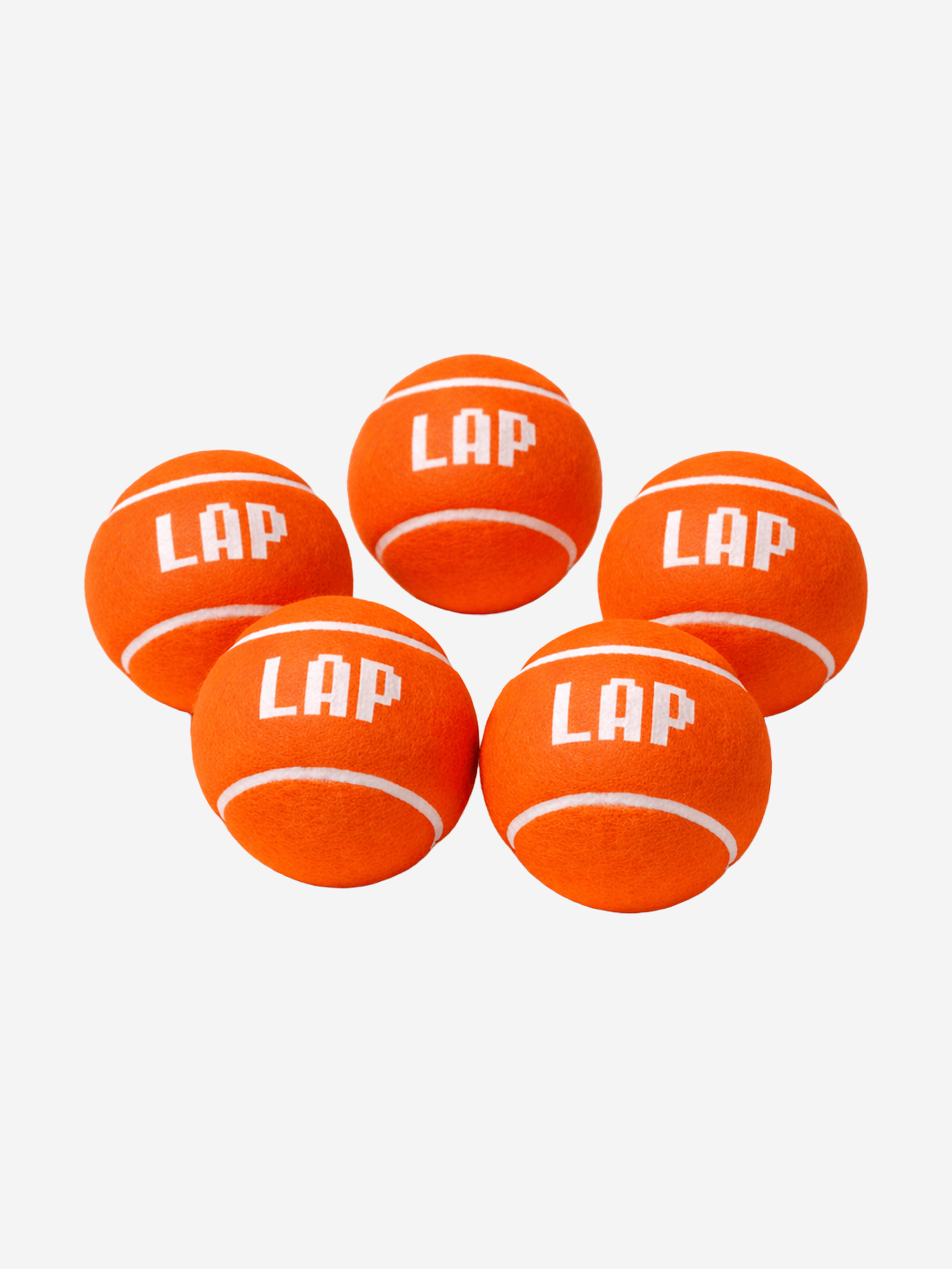 Изображение товара Мяч для игры в лапту оранжевый LAP 6 шт