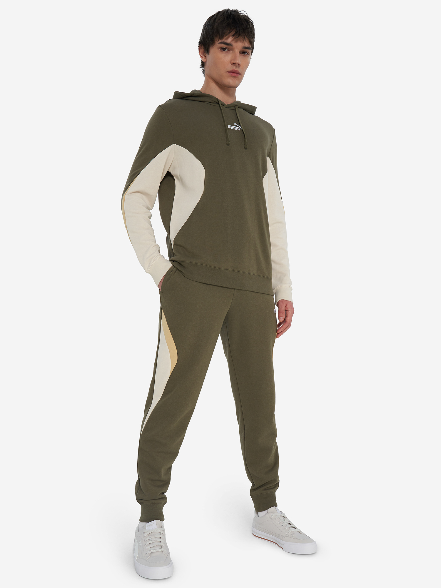 Худи мужское PUMA, Зеленый 5