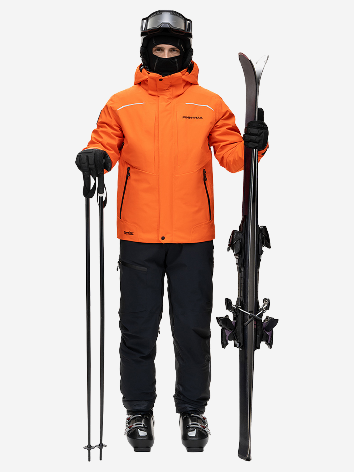 Изображение товара Мужской утепленный костюм для горных лыж FINNTRAIL Aspen оранжевый зимний