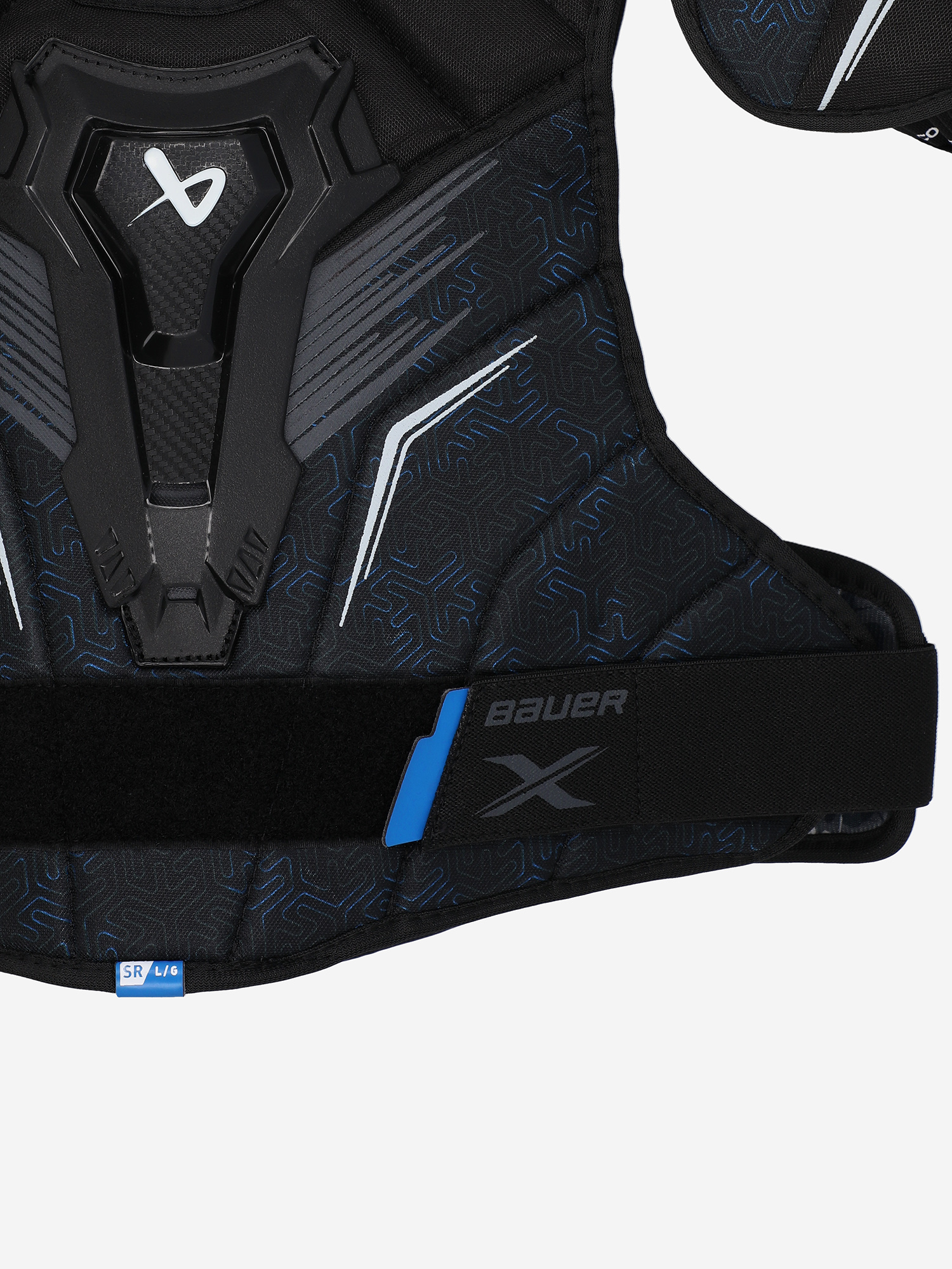 фото Нагрудник хоккейный bauer x sr, черный