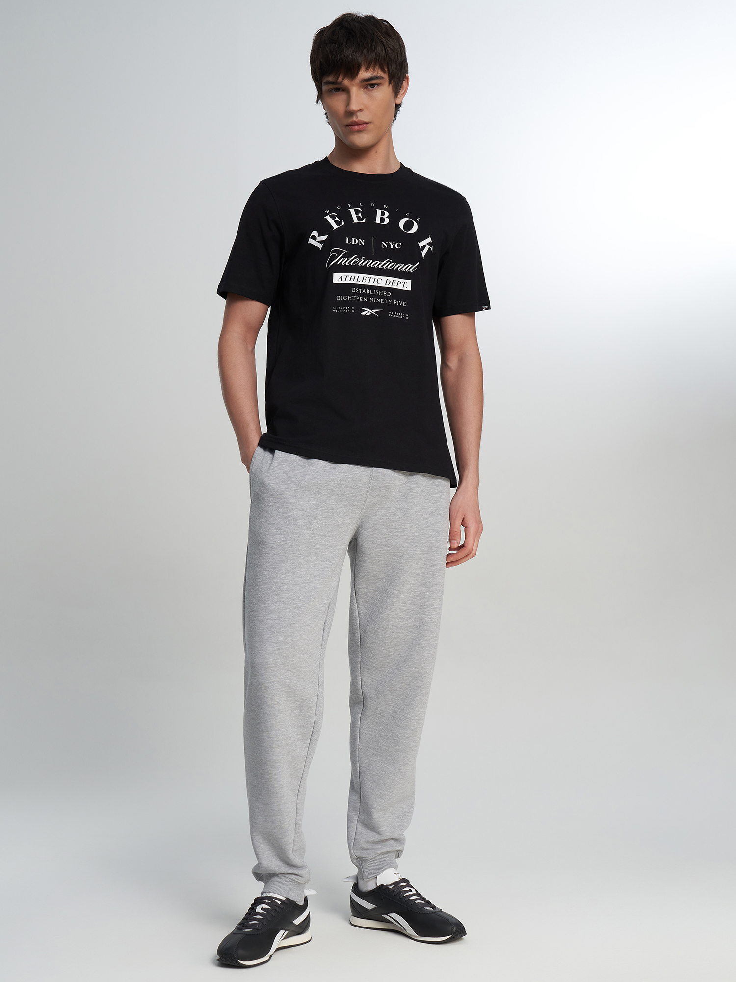 Футболка мужская Reebok, Черный 4