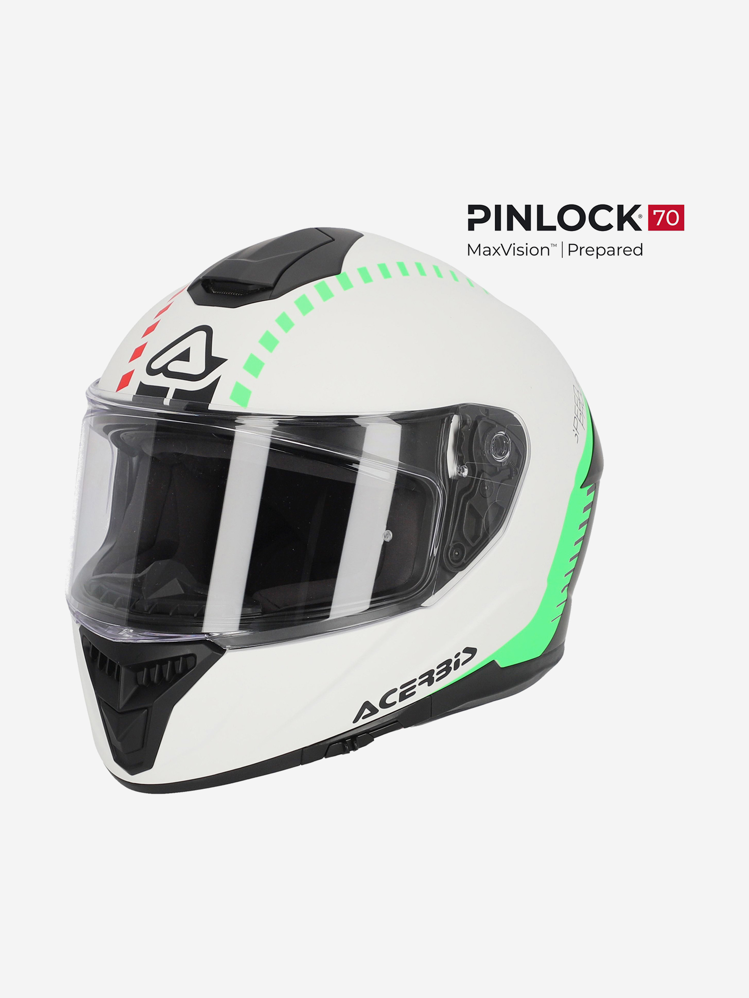 

Мотошлем Интеграл Acerbis KRAPON 22-06 White/Black, Белый