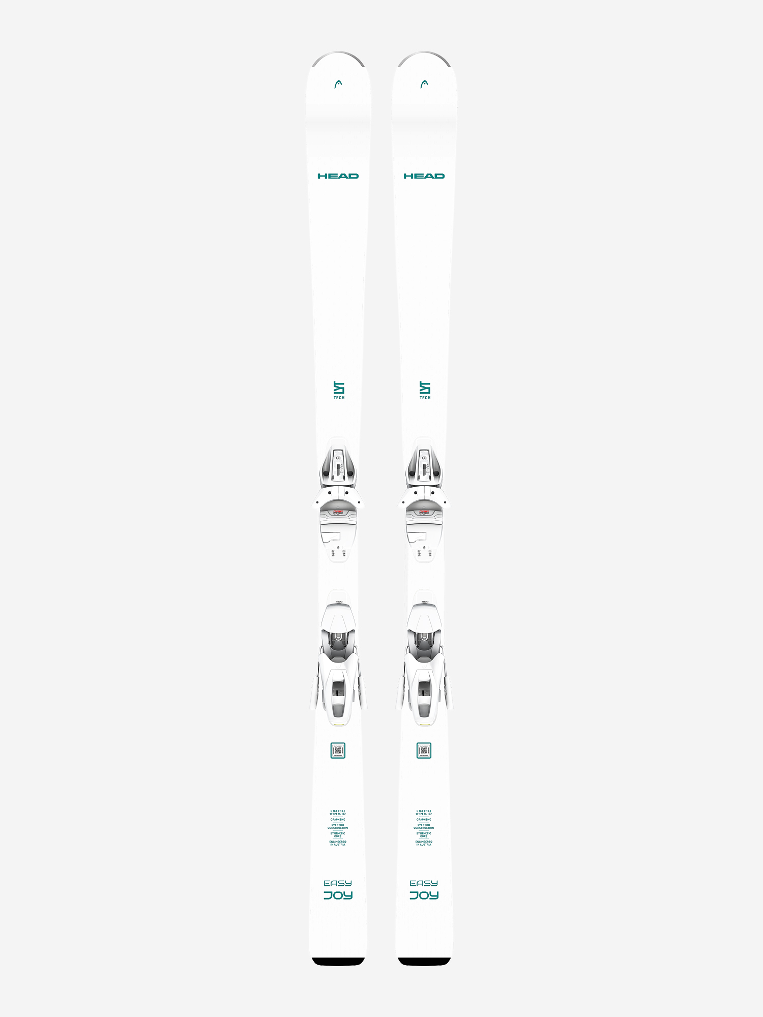 Горные лыжи женские Head Easy Joy SLR BB Joy Pro + крепления Joy 9 GW SLR Brake 78, Белый