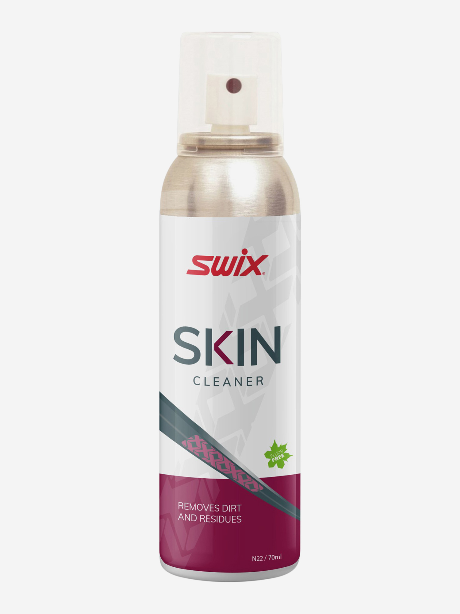 

Средство для очистки камусa Swix Skin Cleaner, 70 ml, фиберлен, Белый