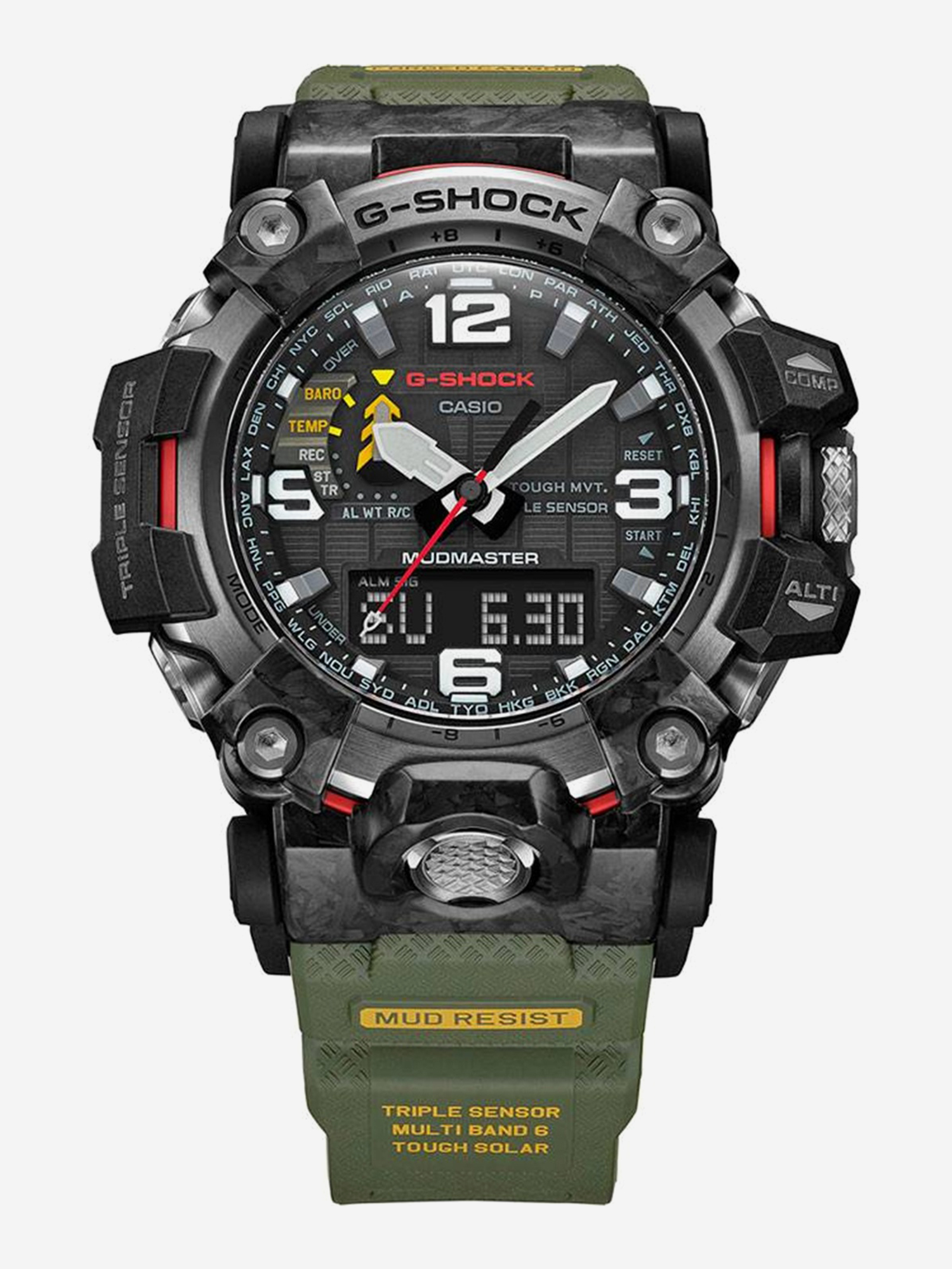 Изображение товара Спортивные часы CASIO G-SHOCK GWG-2000-1A3, Зеленый