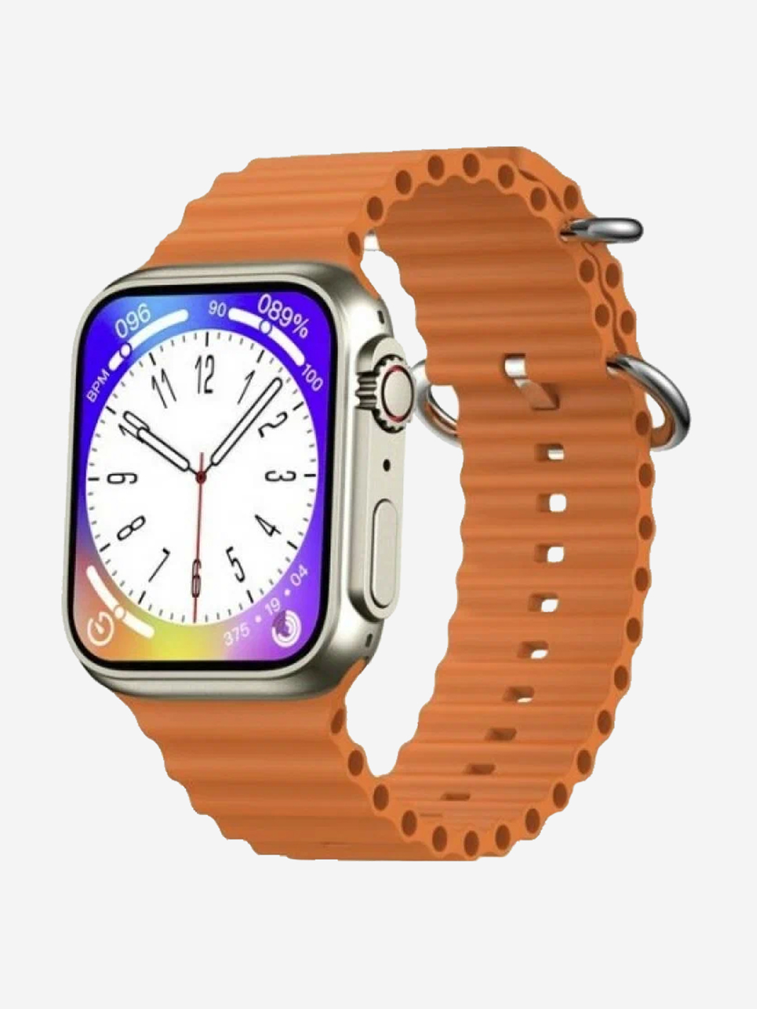 

Смарт-часы BandRate Smart BRSZ59ULTRASOR с NFC, уровенем кислорода в крови, шагомером, Оранжевый