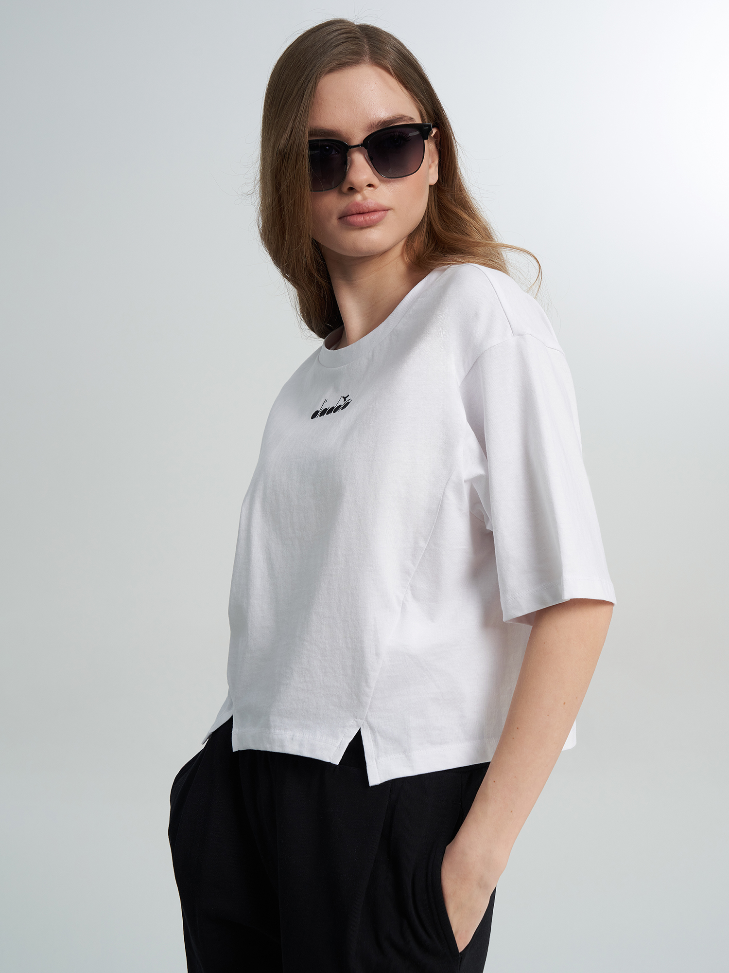 Изображение товара Футболка Diadora Свободный крой 100% хлопок Надпись