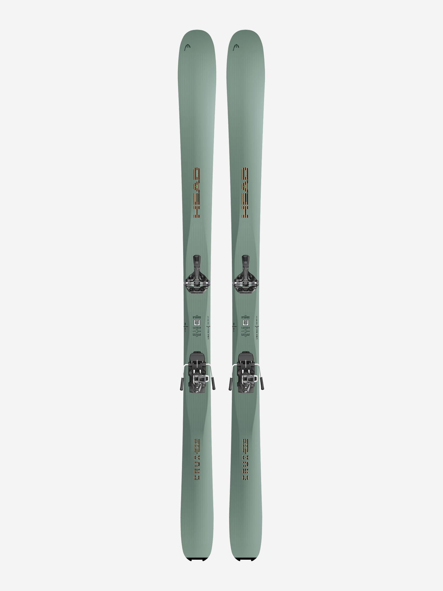 

Горные лыжи Head Crux 99 + крепления Almonte 10 PT Brake 105, Зеленый