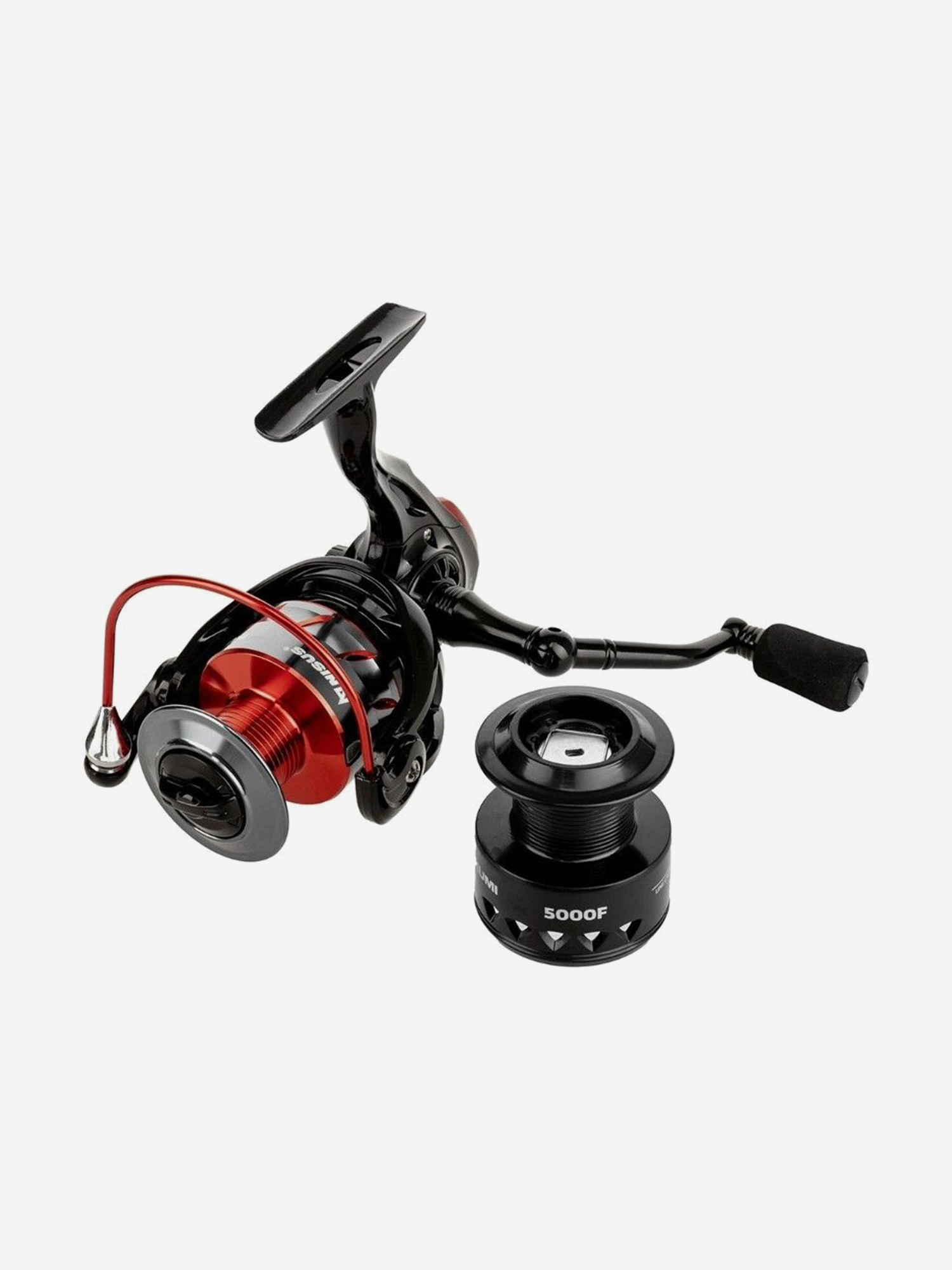 

Катушка безынерционная Nisus IKUMI 5000F 4+1 подшипник + запасная шпуля, Красный