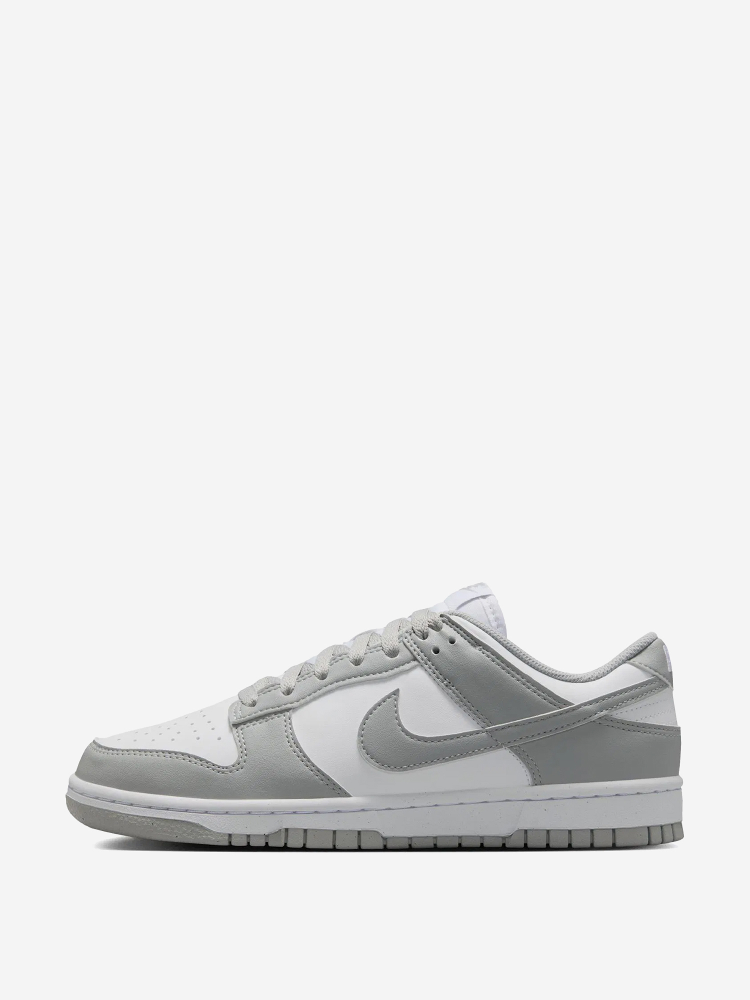 фото Кеды женские nike nike dunk low next nature, серый