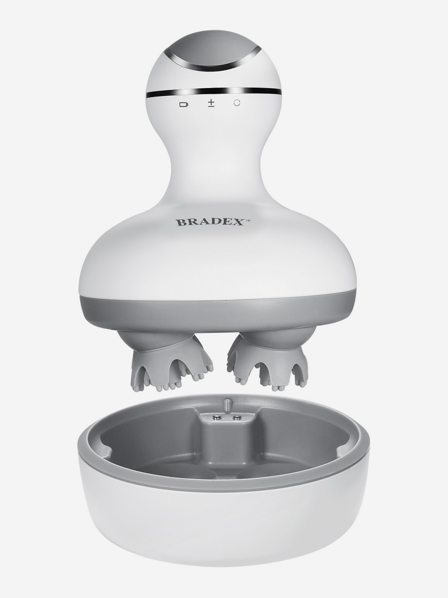 

Массажер для головы и тела пальчиковый Bradex, Белый