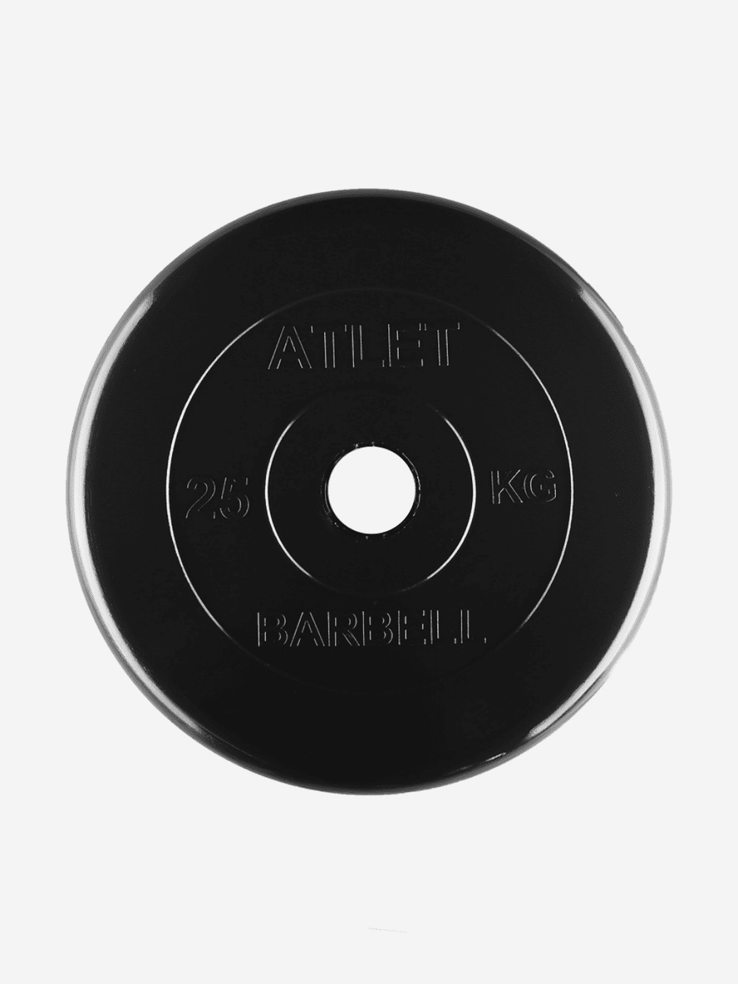 

Диск (блин) BARBELL ATLET 25 кг 51 мм., Черный