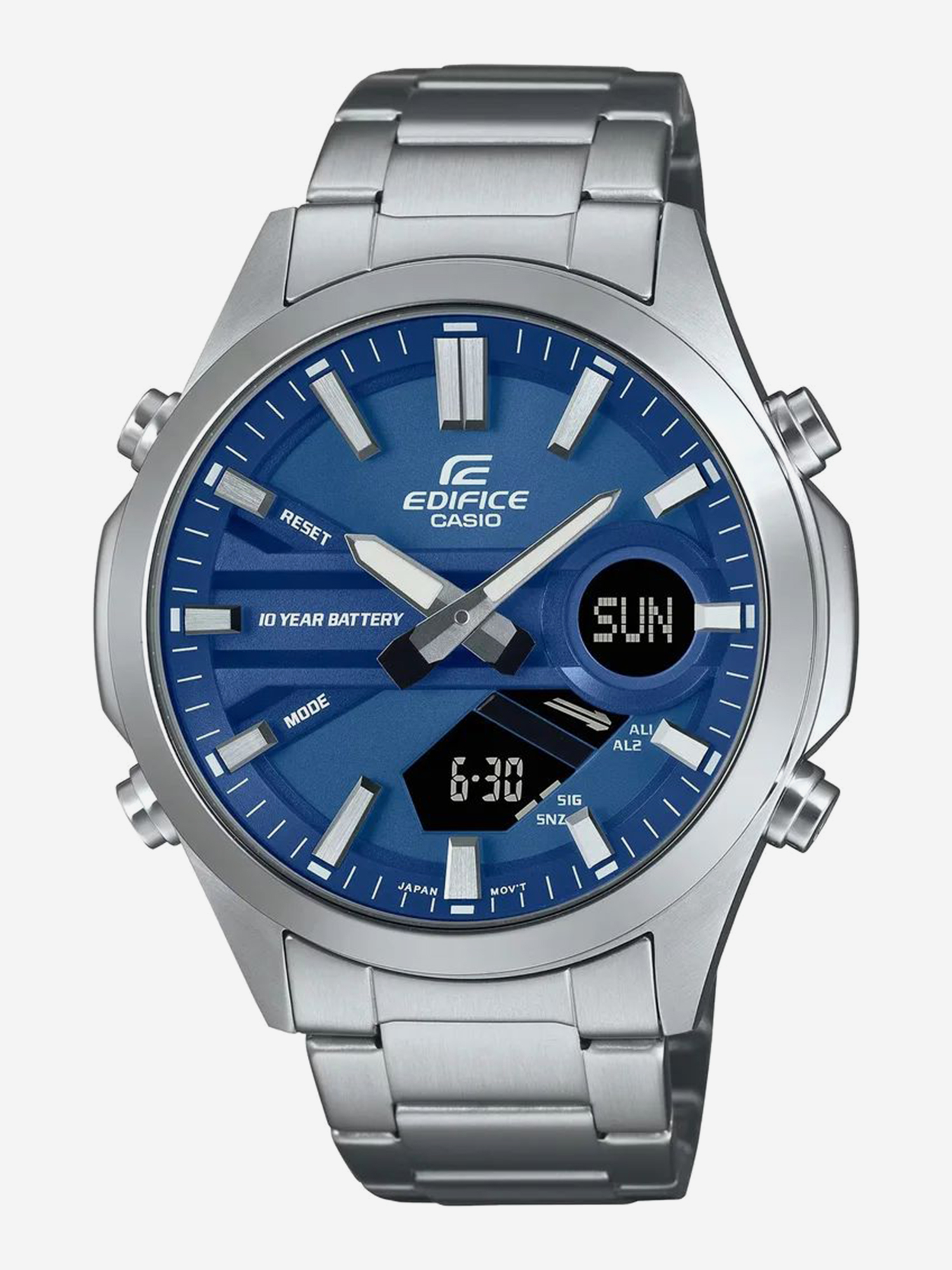 Изображение товара Наручные часы CASIO EFV-C120D-2A, Серебряный, синий