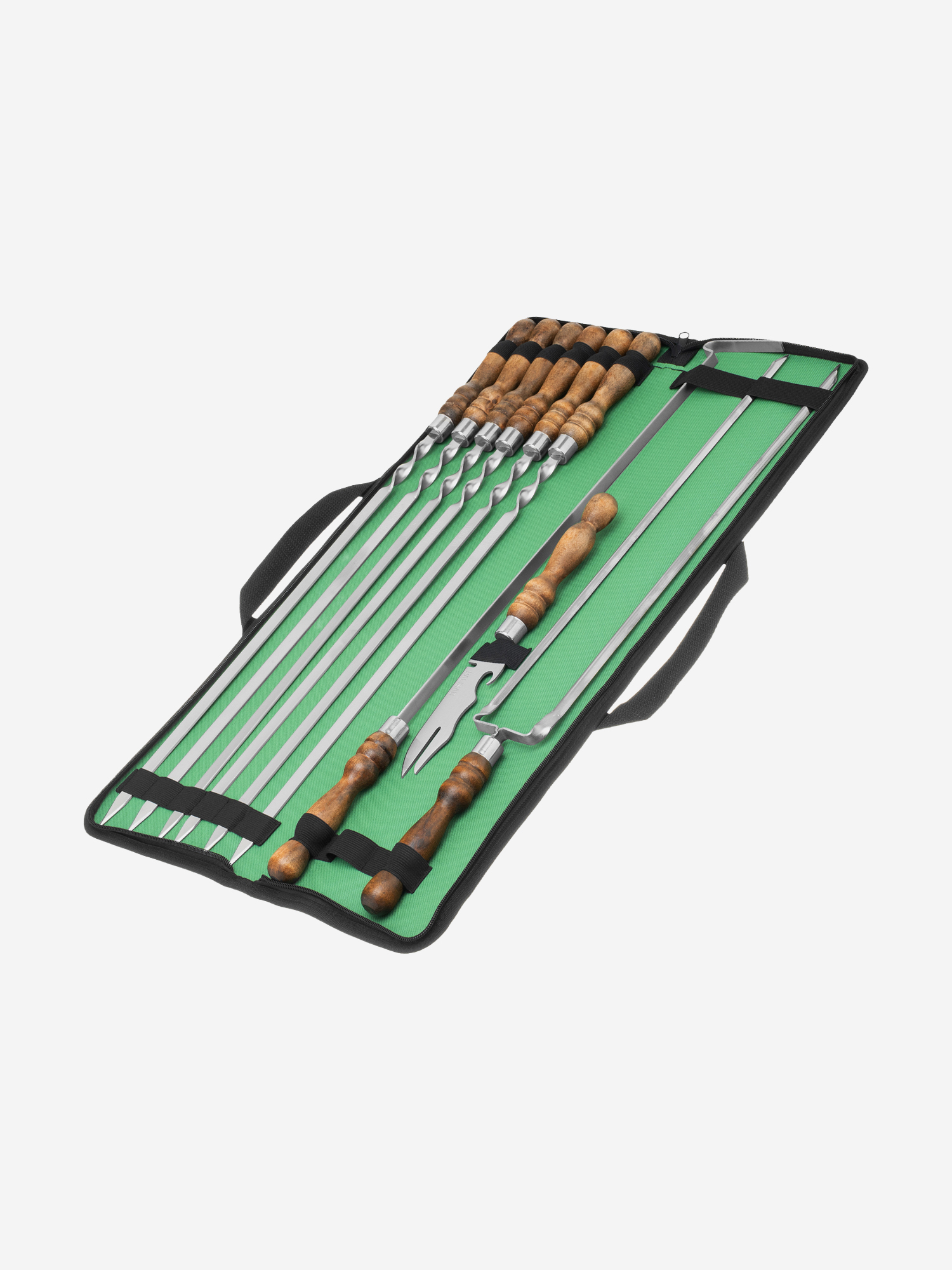 Изображение товара Набор шашлычный 9 предметов в сумке, Camping// Palisad