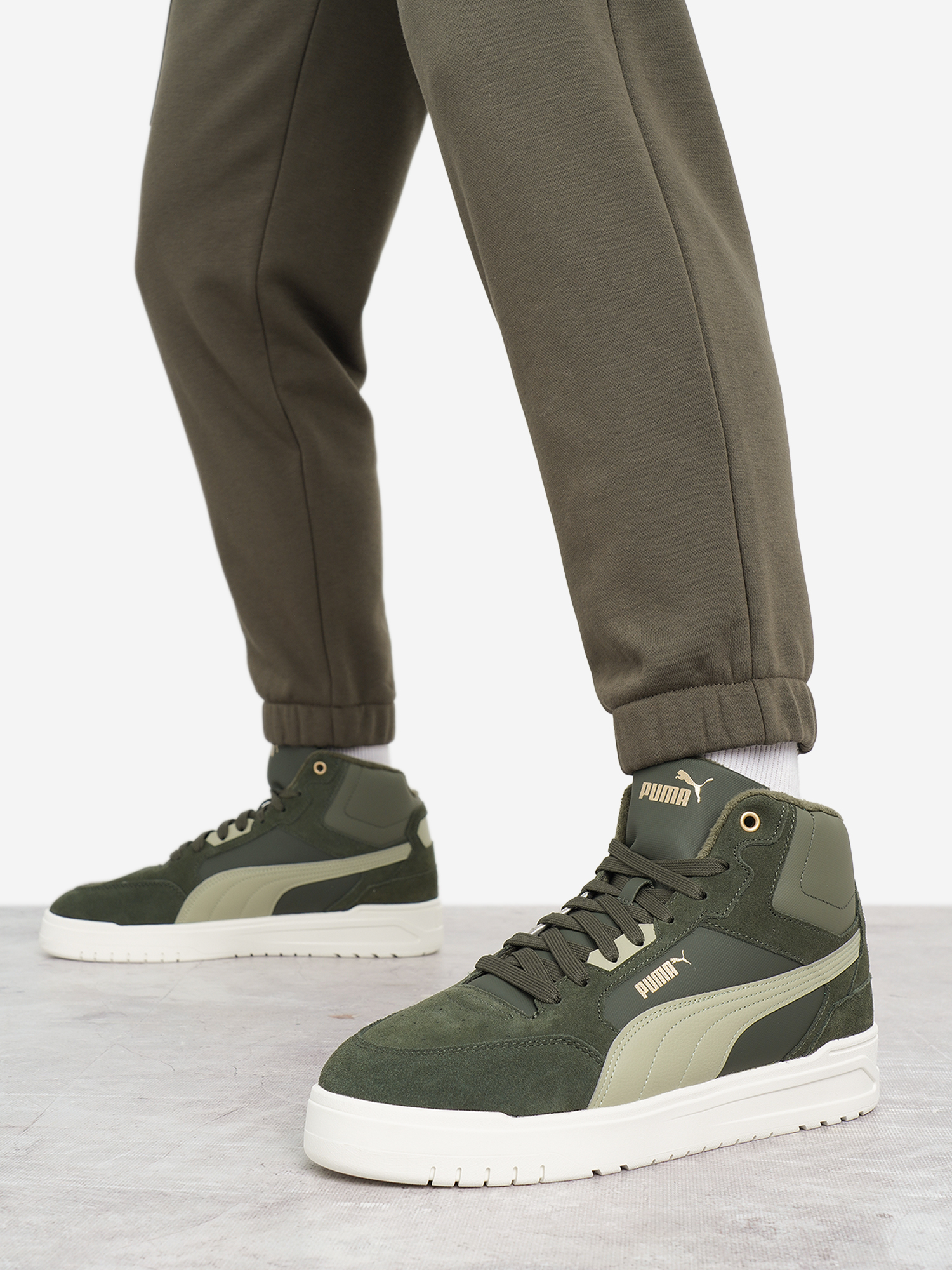 

Кеды утепленные мужские PUMA Shuffle Downtown Mid Wtr, Зеленый