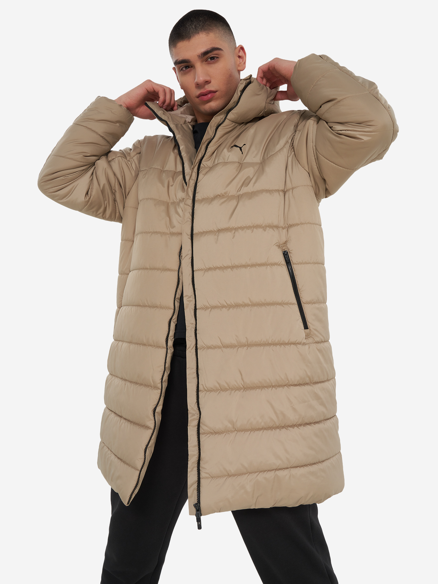 

Пальто утепленное мужское PUMA Ess, Коричневый
