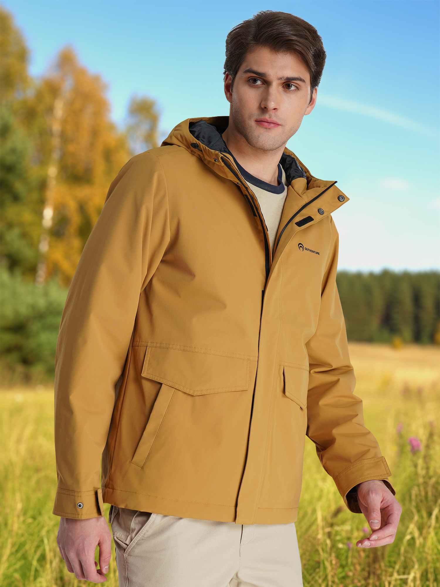 Изображение товара Куртка утепленная мужская Outventure, Ореховый