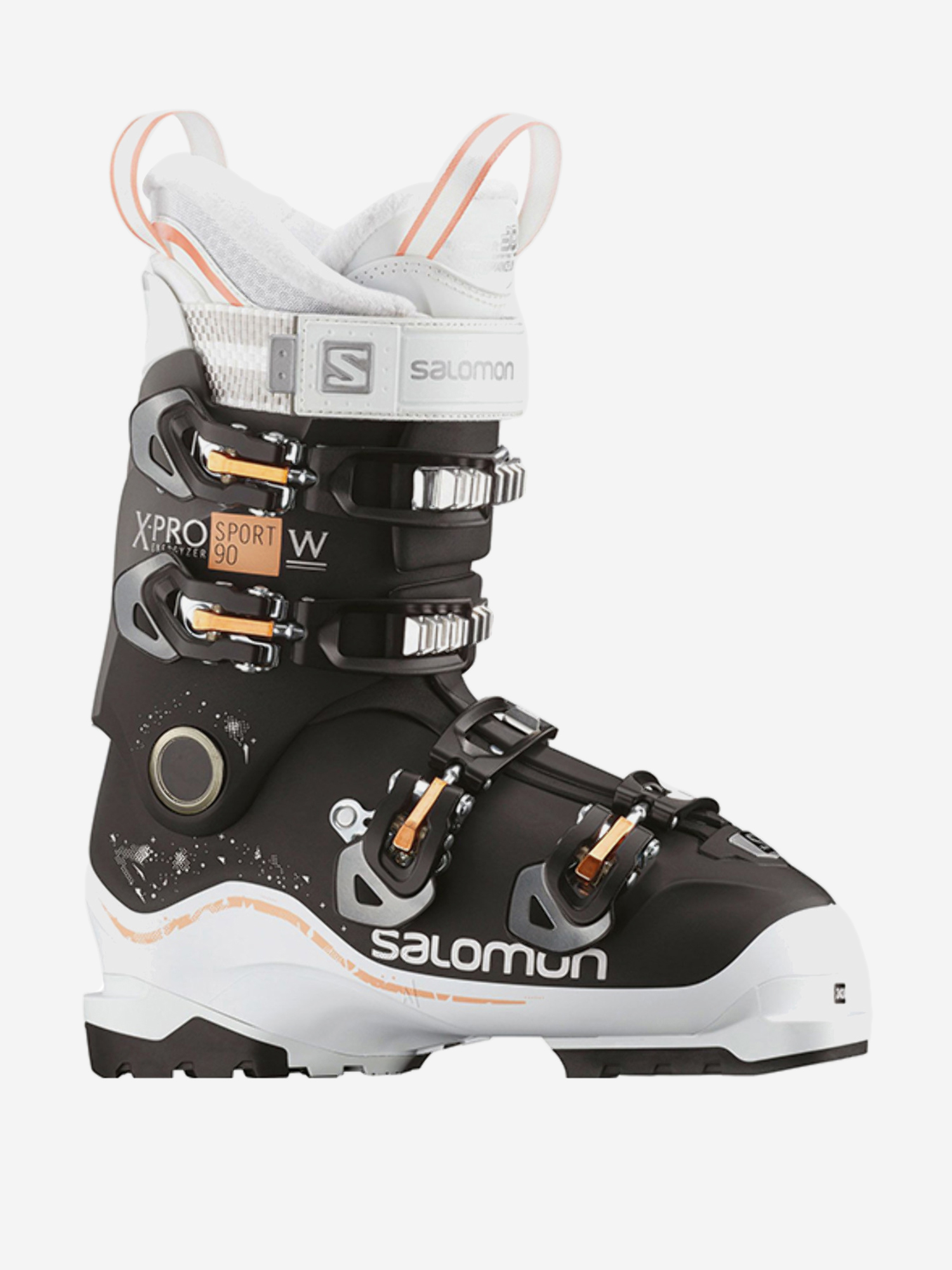 

Горнолыжные ботинки Salomon X Pro 90 W Sport White/BK/Anthr 18/19, Черный