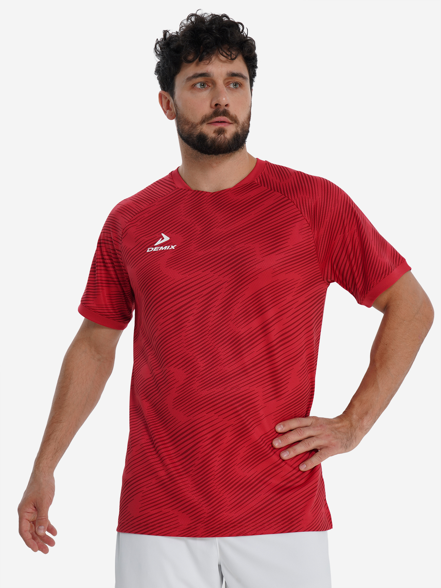 Изображение товара Мужская футболка Demix Winger с логотипом для спорта и повседневной носки