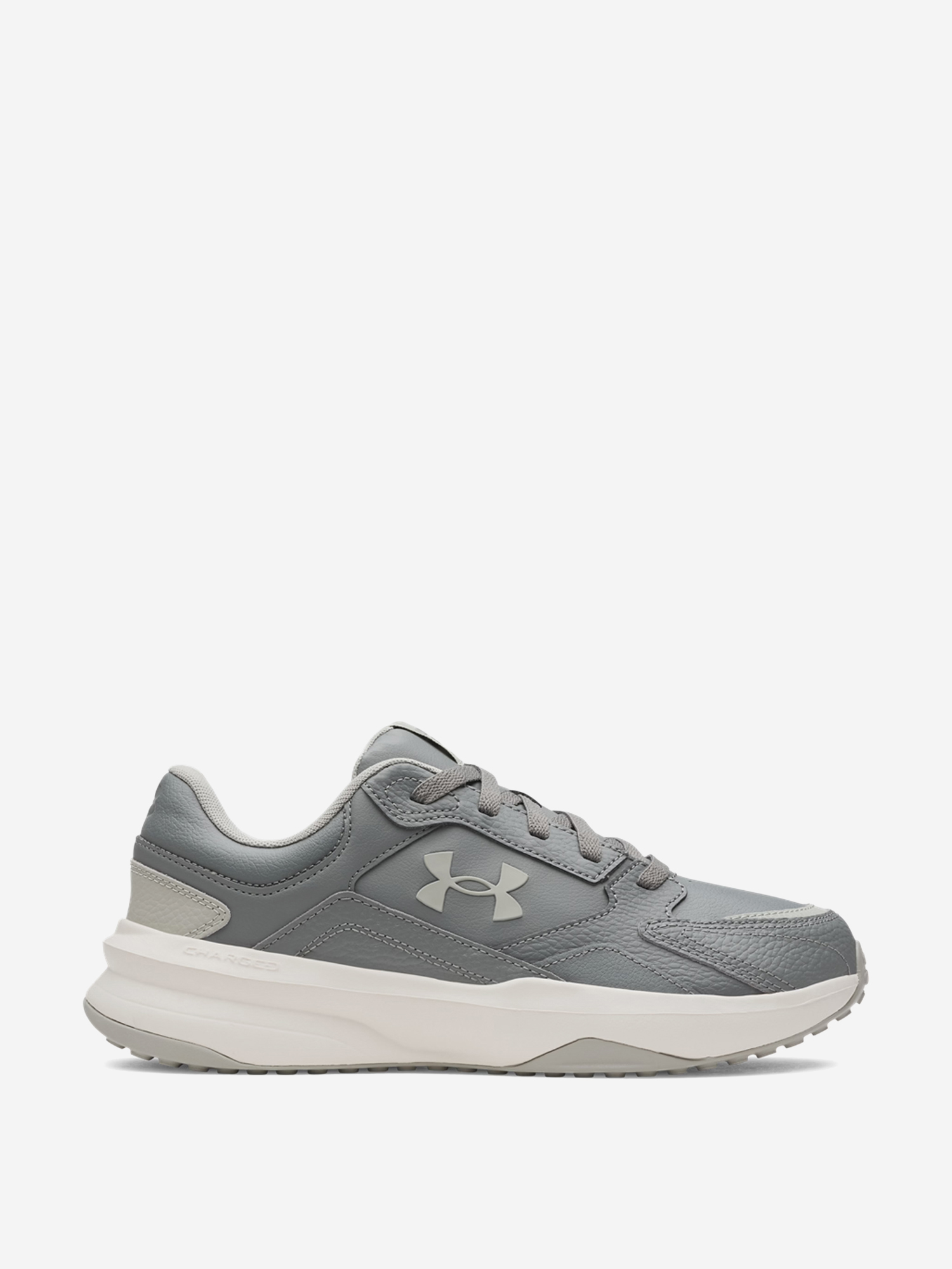 Кроссовки Under Armour Ua Edge Lthr, серый, арт. 3028375U0F-709