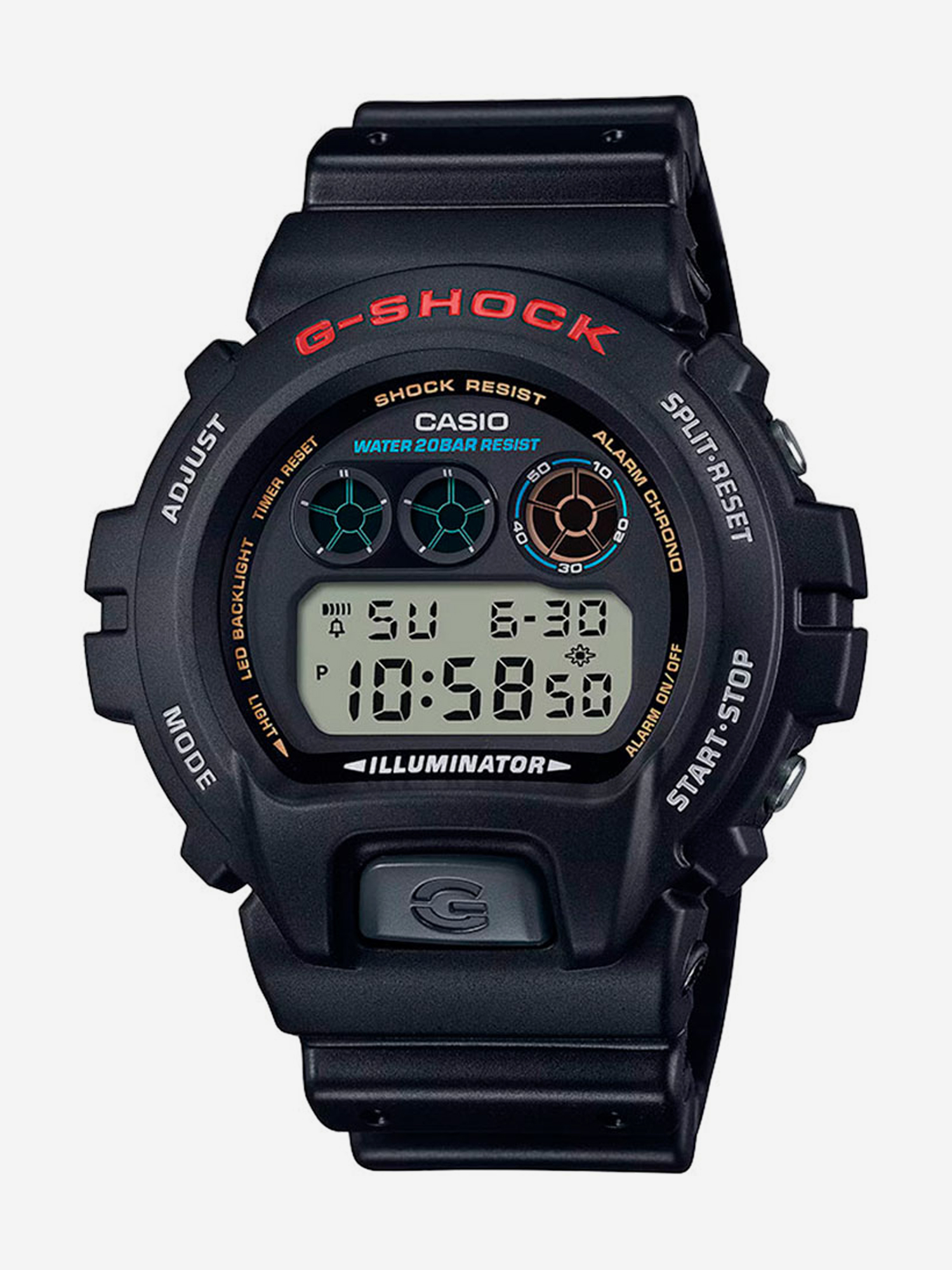 

Спортивные часы Casio DW-6900U-1E, Черный